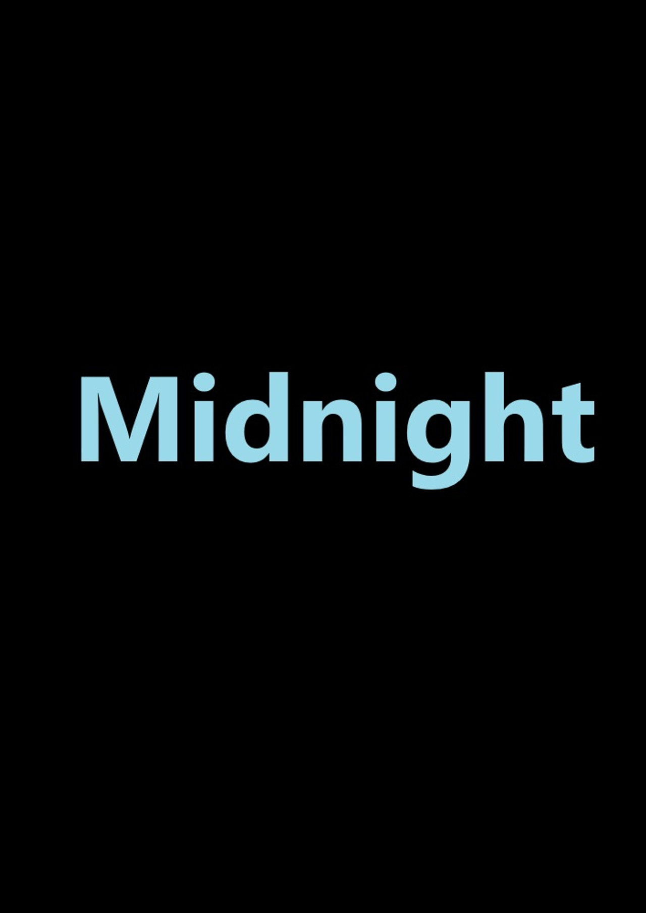 Midnight filmaffisch