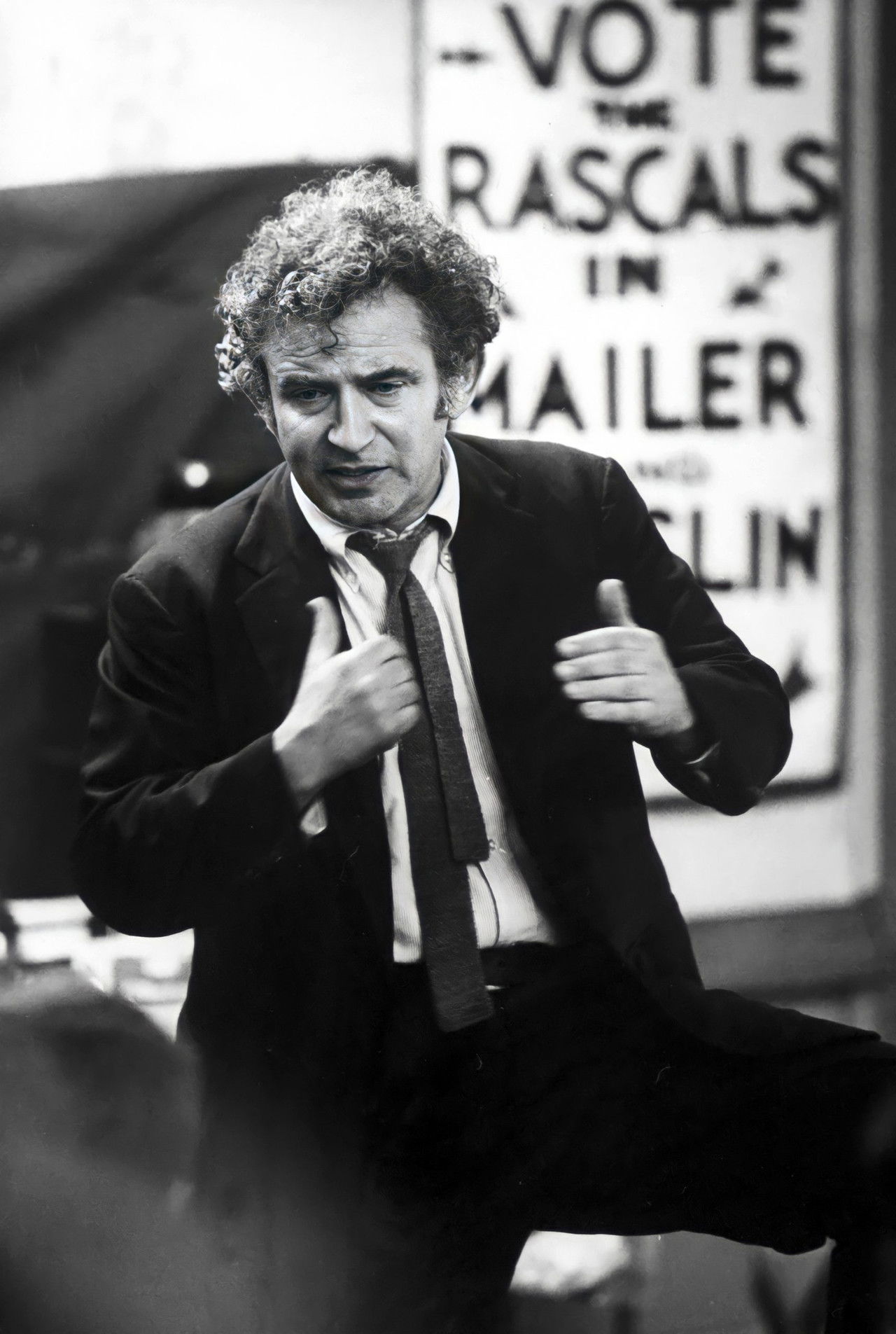 Norman Mailer vs. Fun City Backdrop