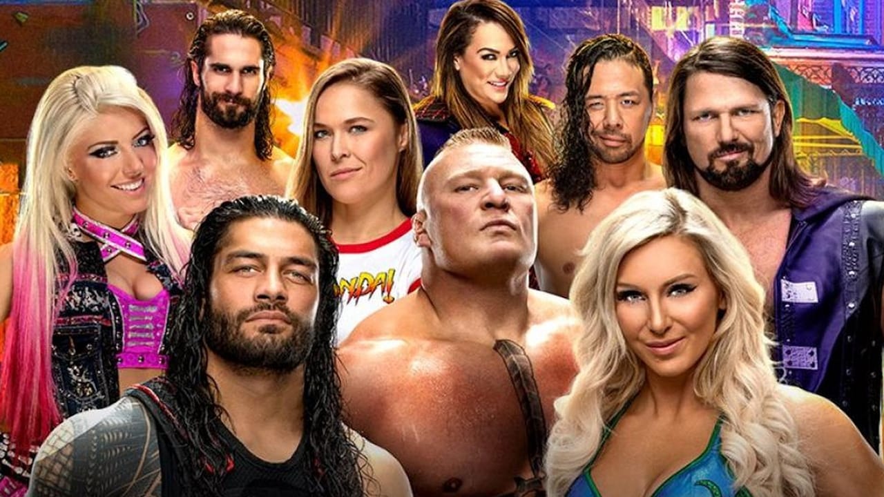 Scen från WWE WrestleMania 34