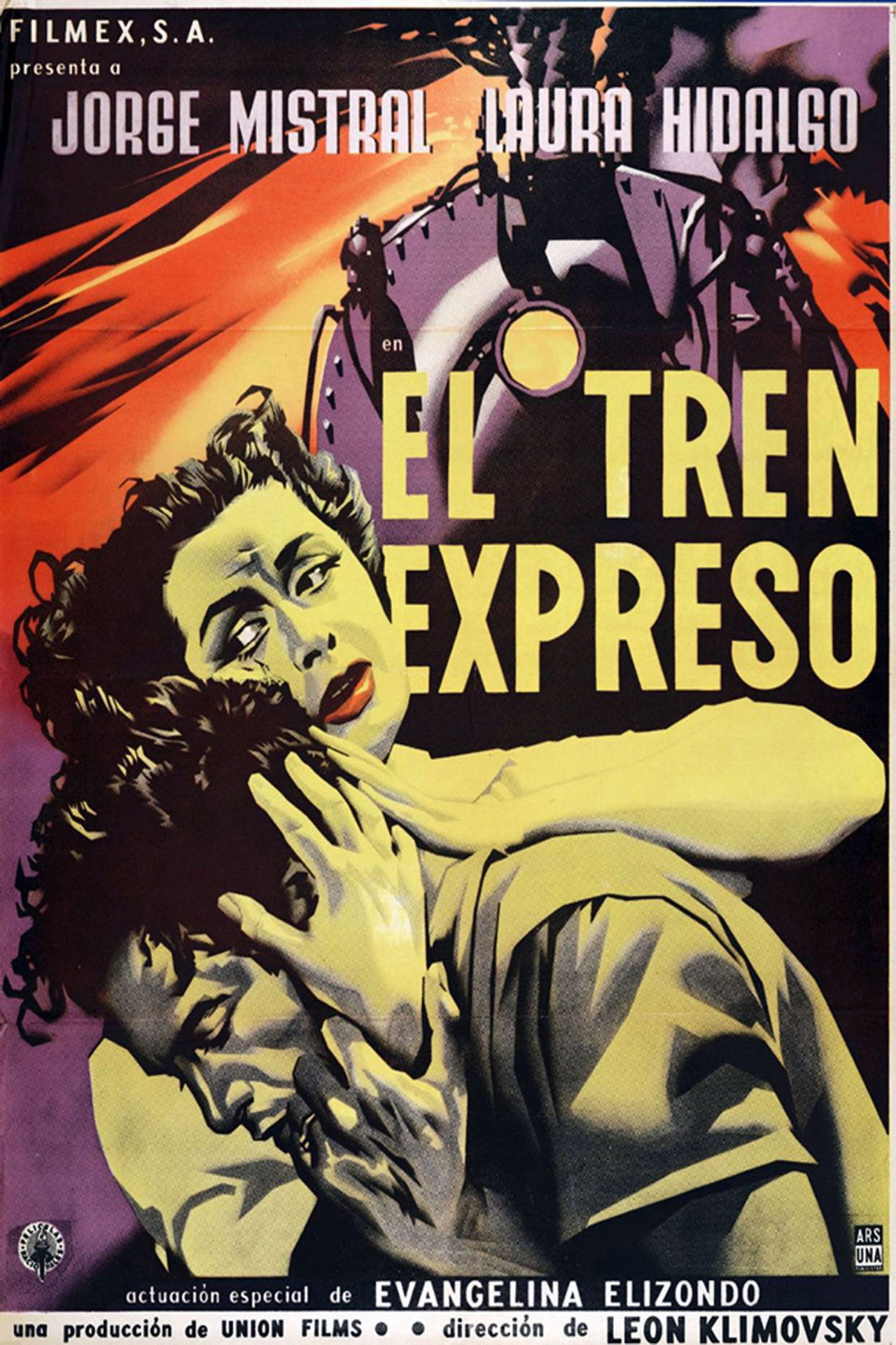 El tren expreso Backdrop