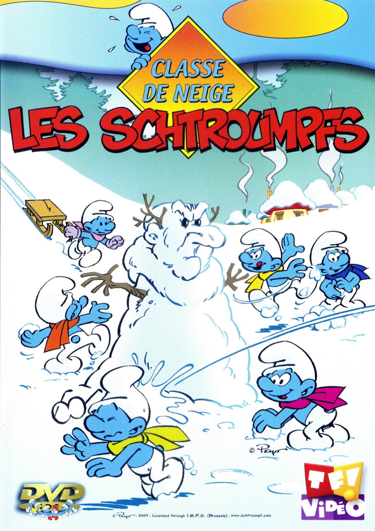 Les Schtroumpfs - Classe de neige poster