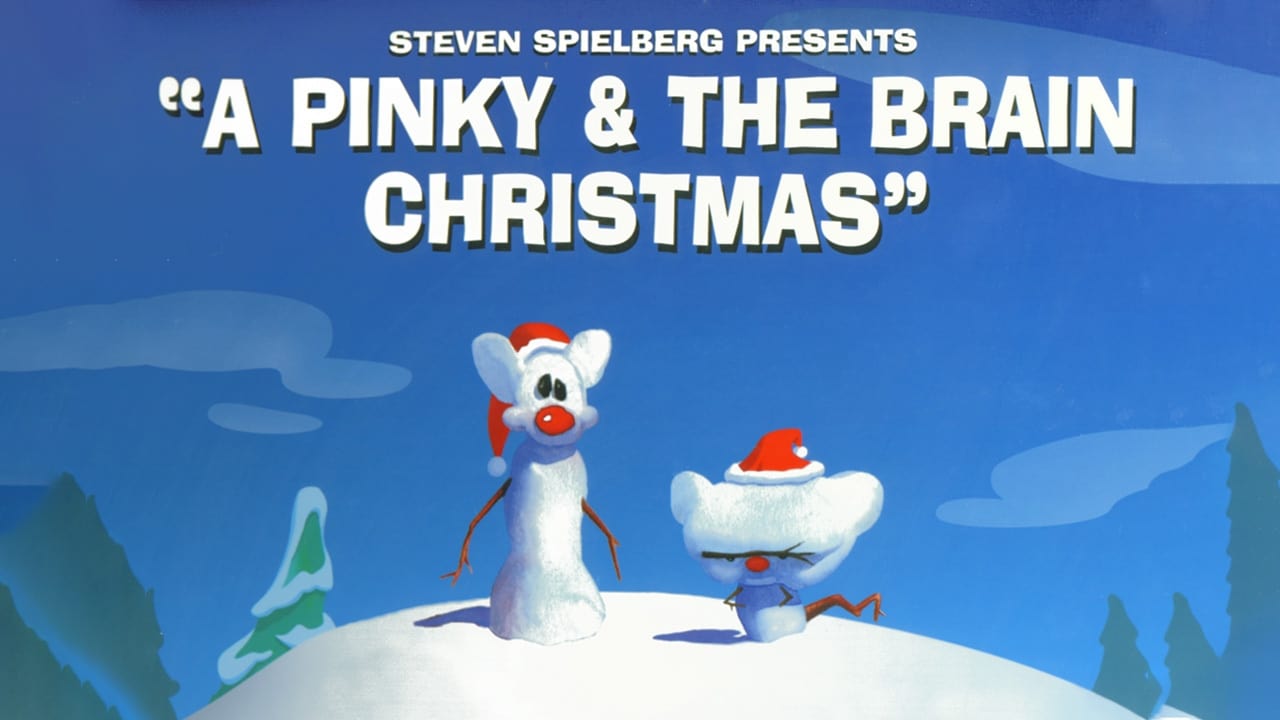 A Pinky and the Brain Christmas Backdrop Image