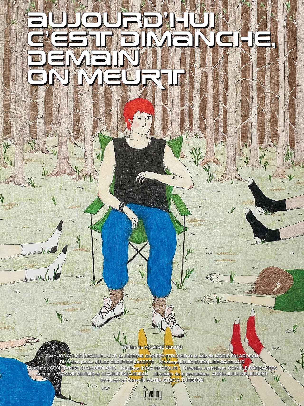 Aujourd'hui c'est dimanche, demain on meurt filmaffisch