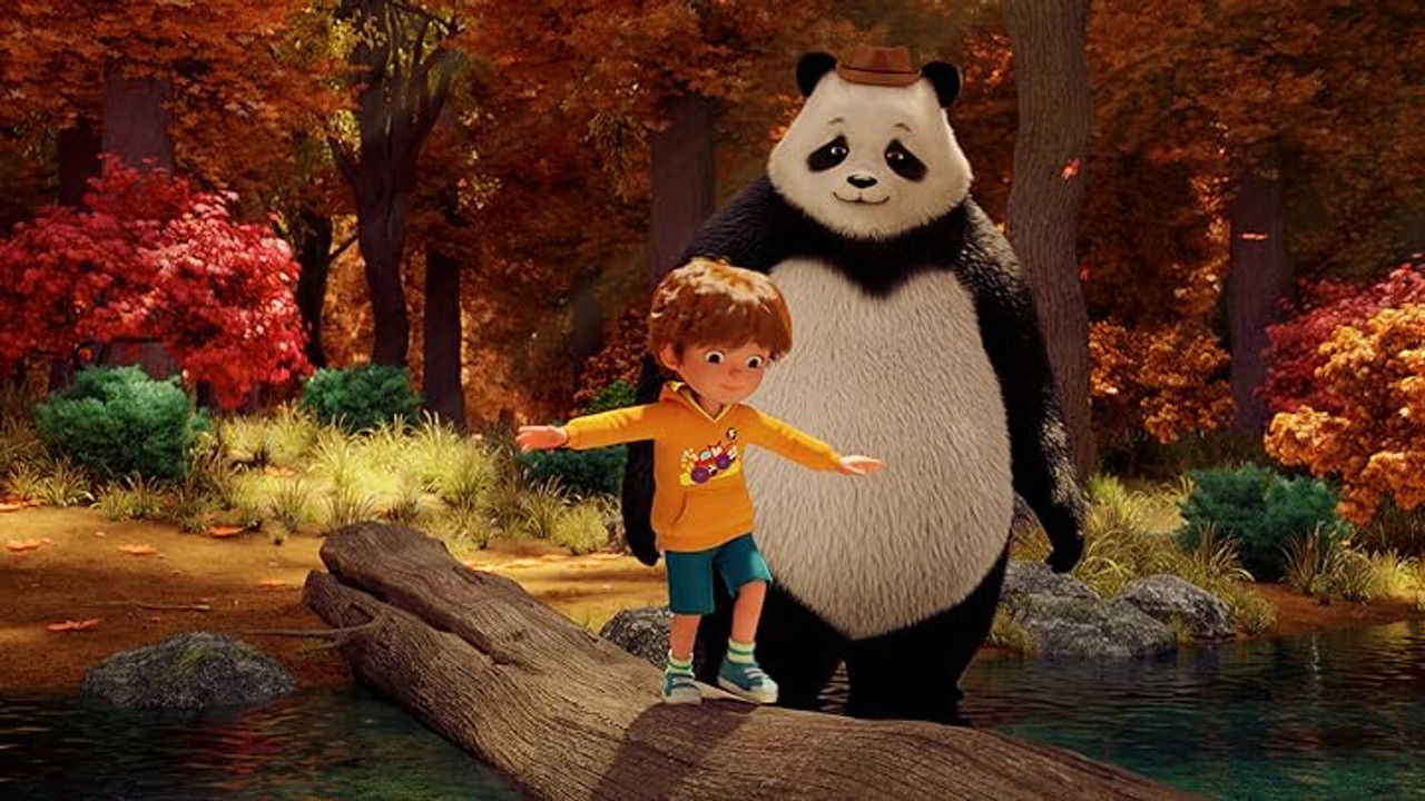 Sereno: O Panda Zen backdrop