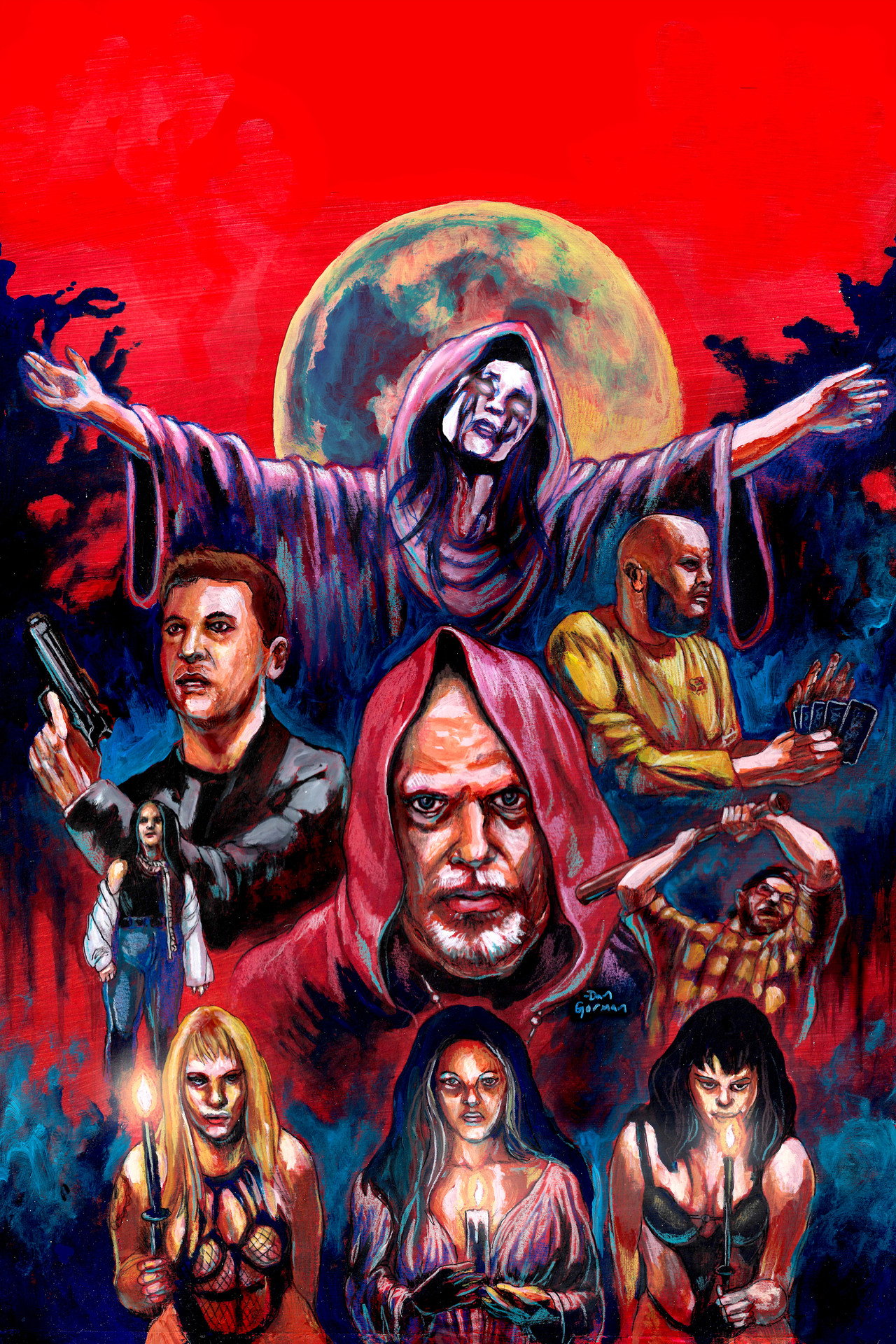 Night of the Blood Curse Backdrop