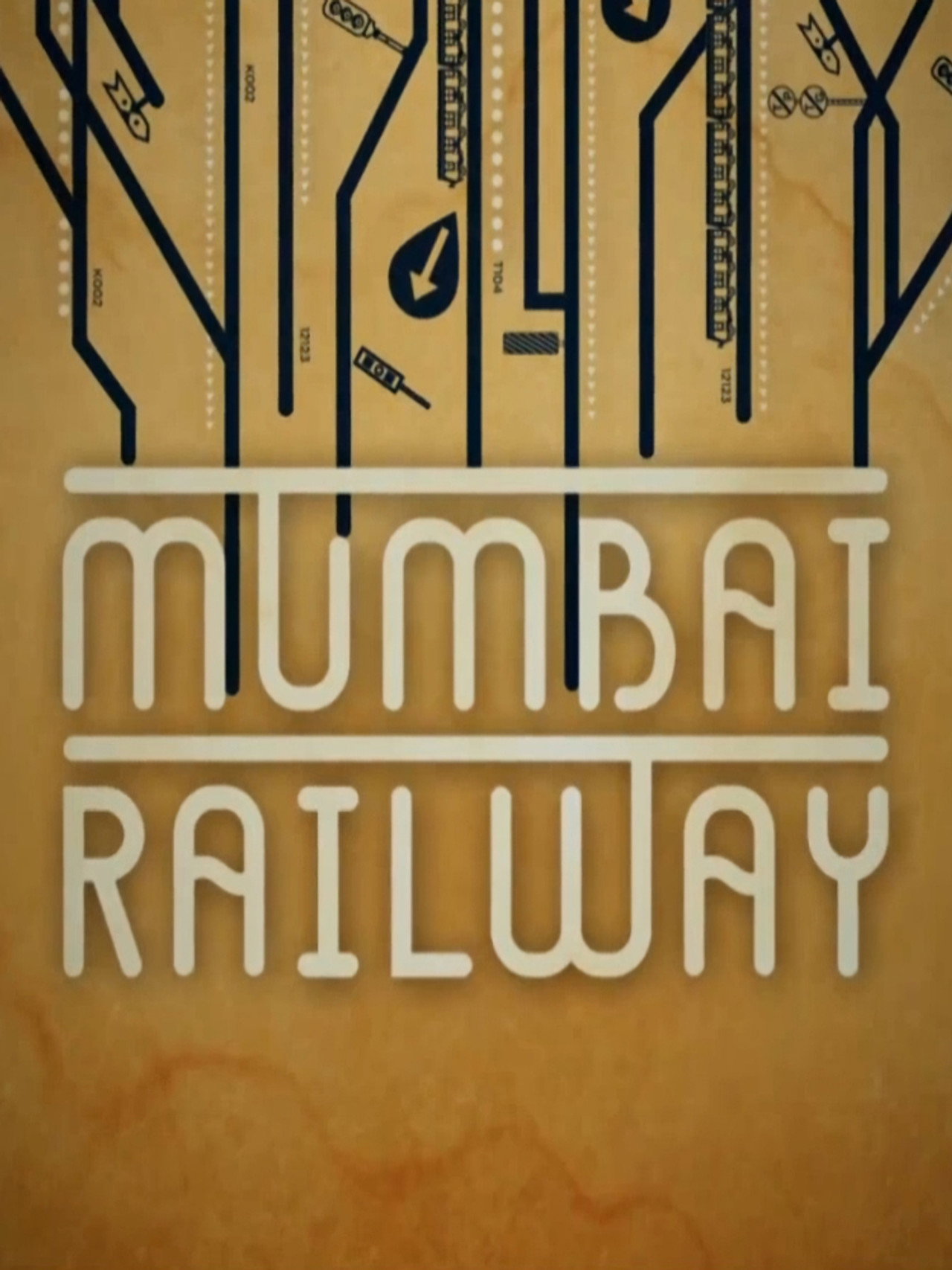 Mumbai Railway affisch