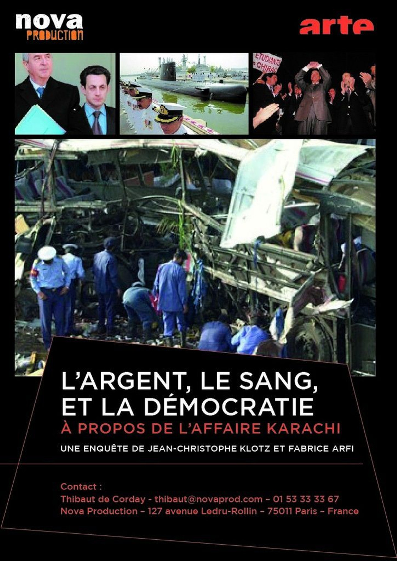 L'argent, le sang et la démocratie, à propos de l'affaire Karachi Backdrop