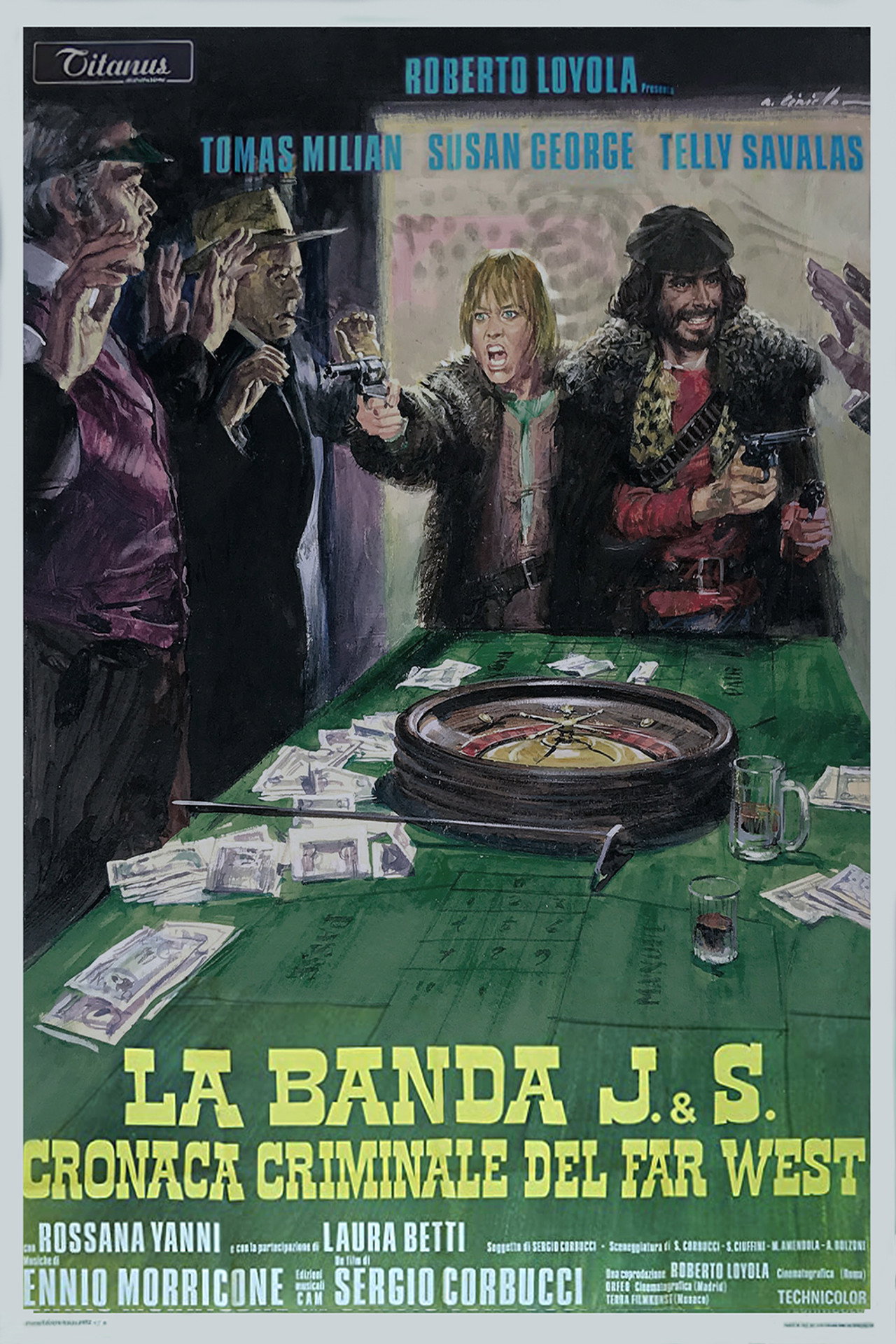 La banda J. & S. Cronaca criminale del Far West filmaffisch