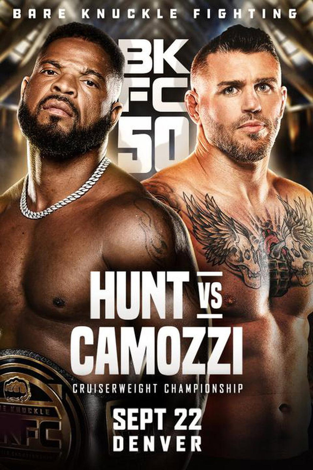 BKFC 50: Hunt vs Camozzi filmaffisch