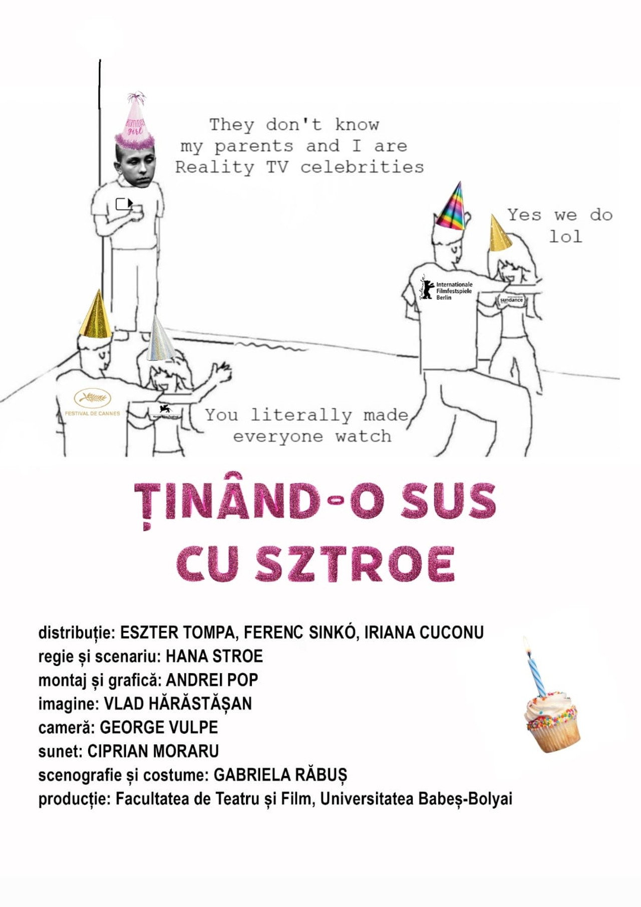 Ținând-o sus cu Sztroe filmaffisch