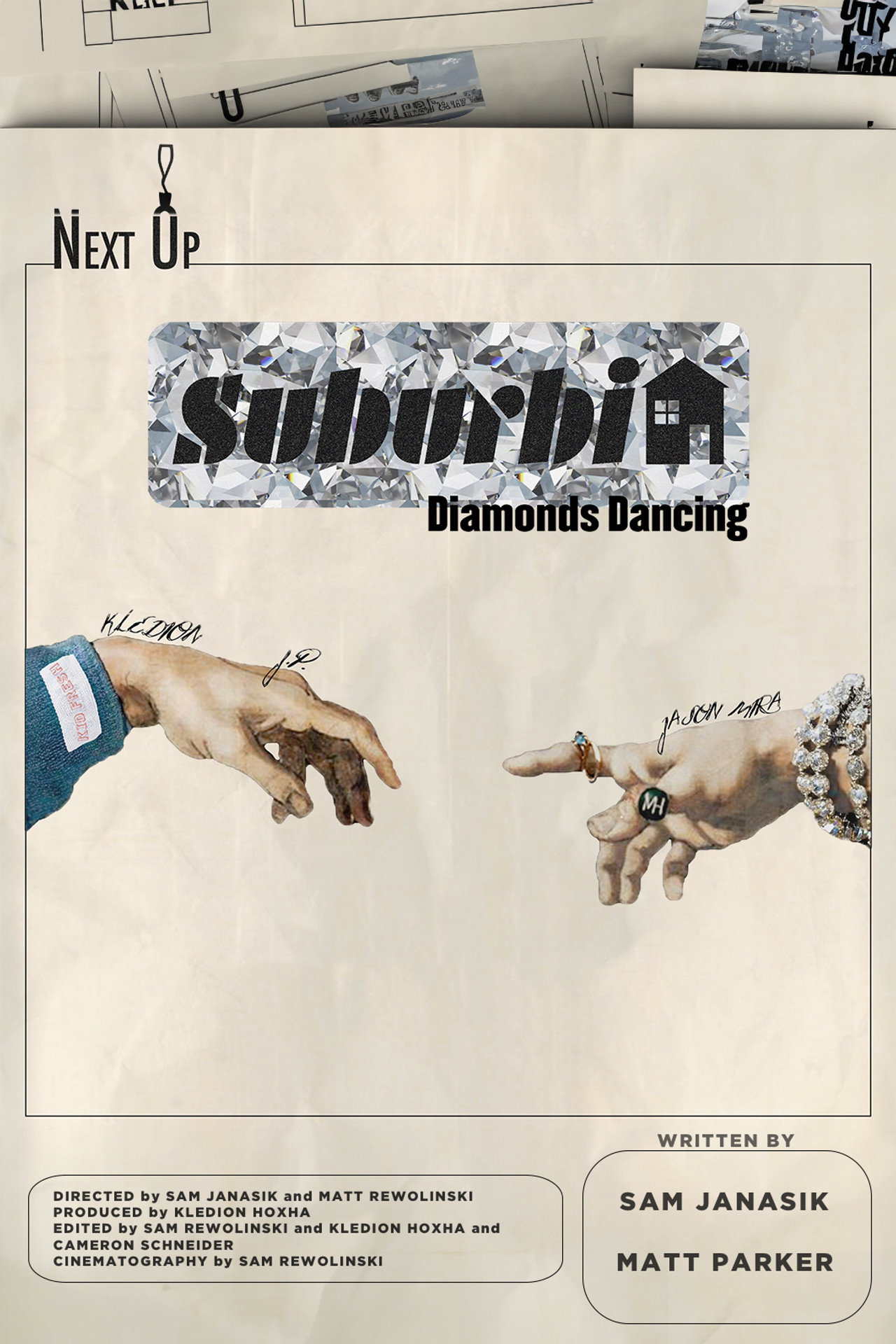 Suburbia: Diamonds Dancing Backdrop