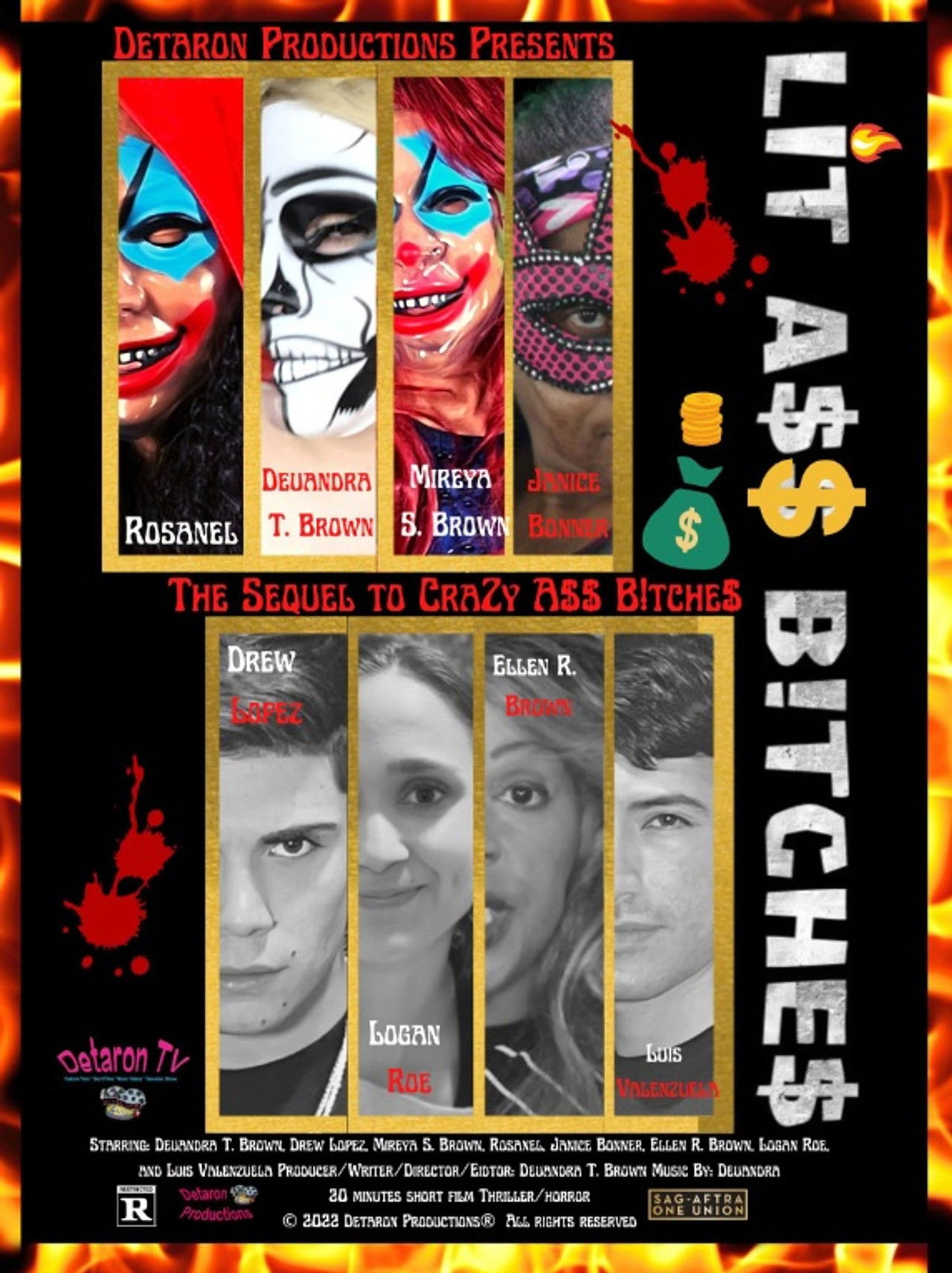 Lit A$$ Bitches Backdrop