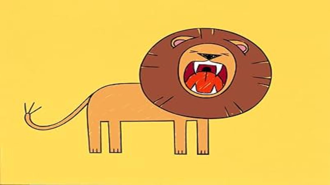 Super Simple Draw - Season 1 Episode 9 : How To Draw A Lion
