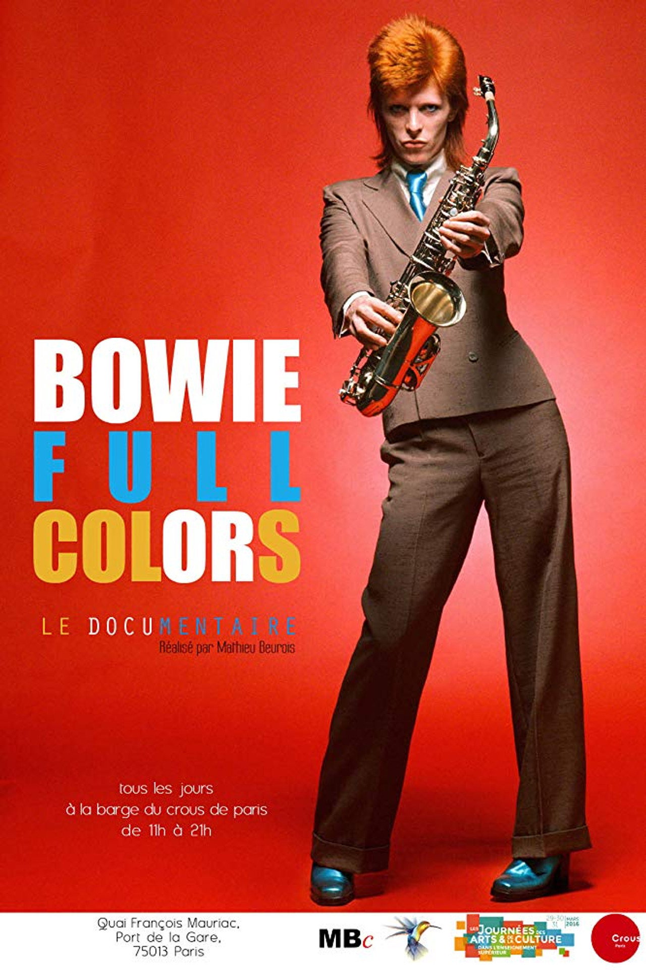 Bowie Full Colors filmaffisch