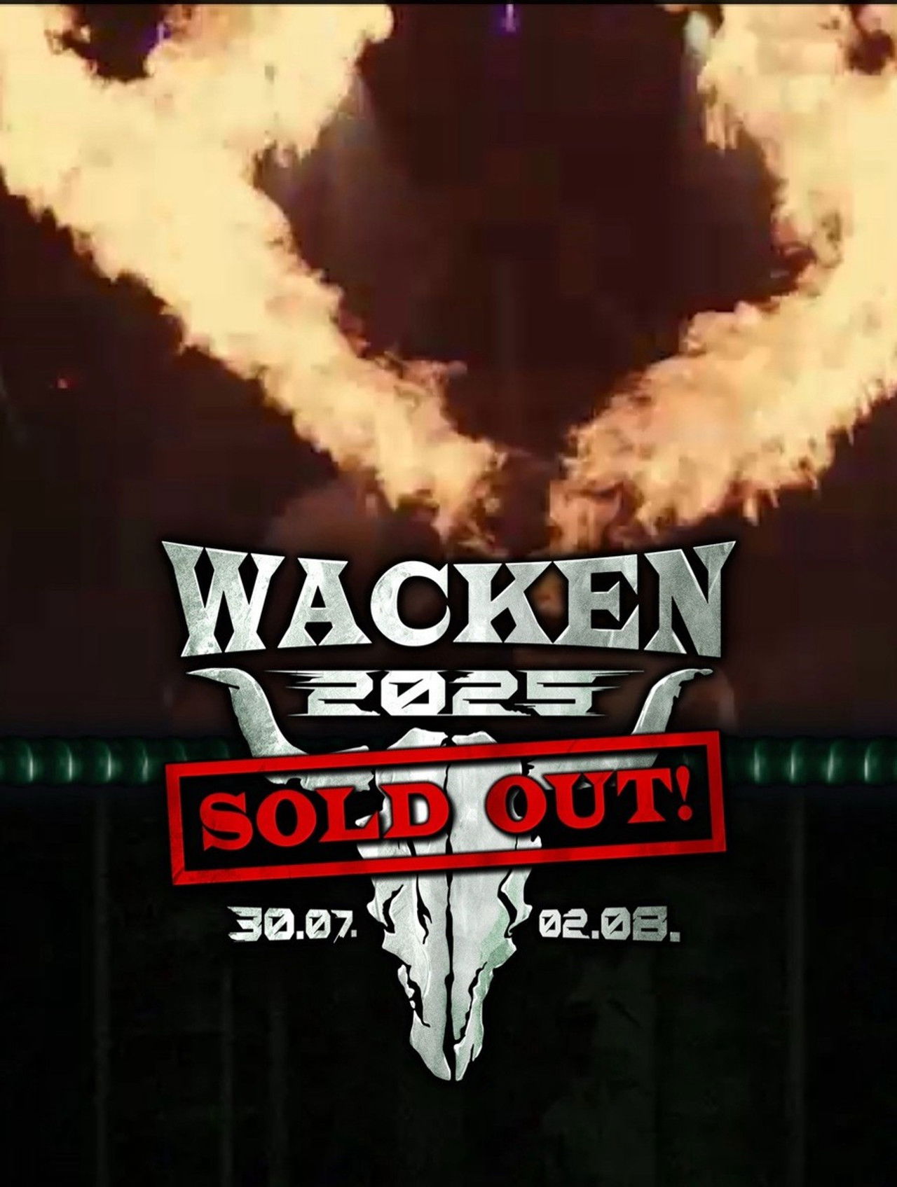 Grave Digger: The 45th Anniversary Show Backdrop