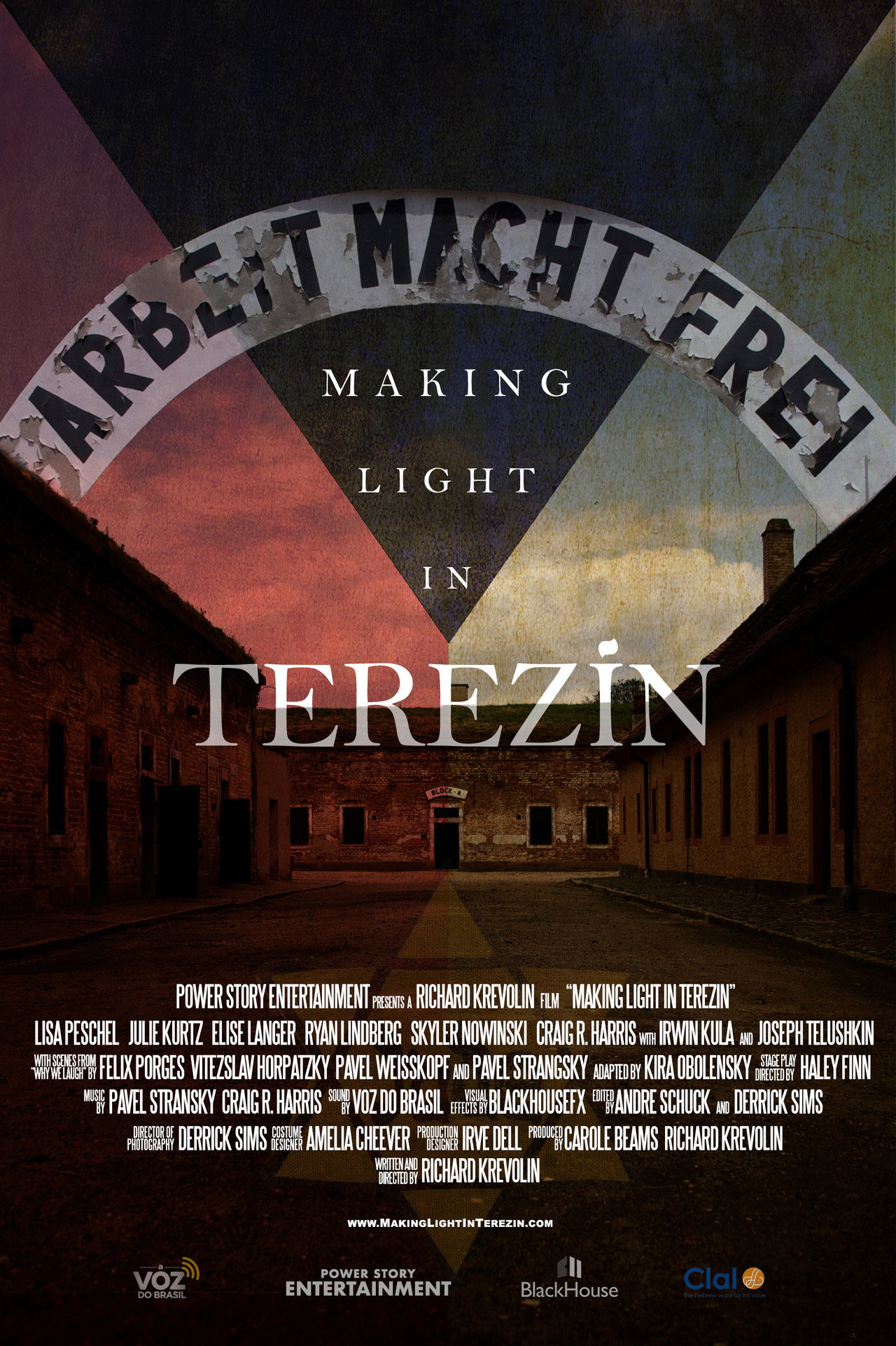 Making Light in Terezin filmaffisch