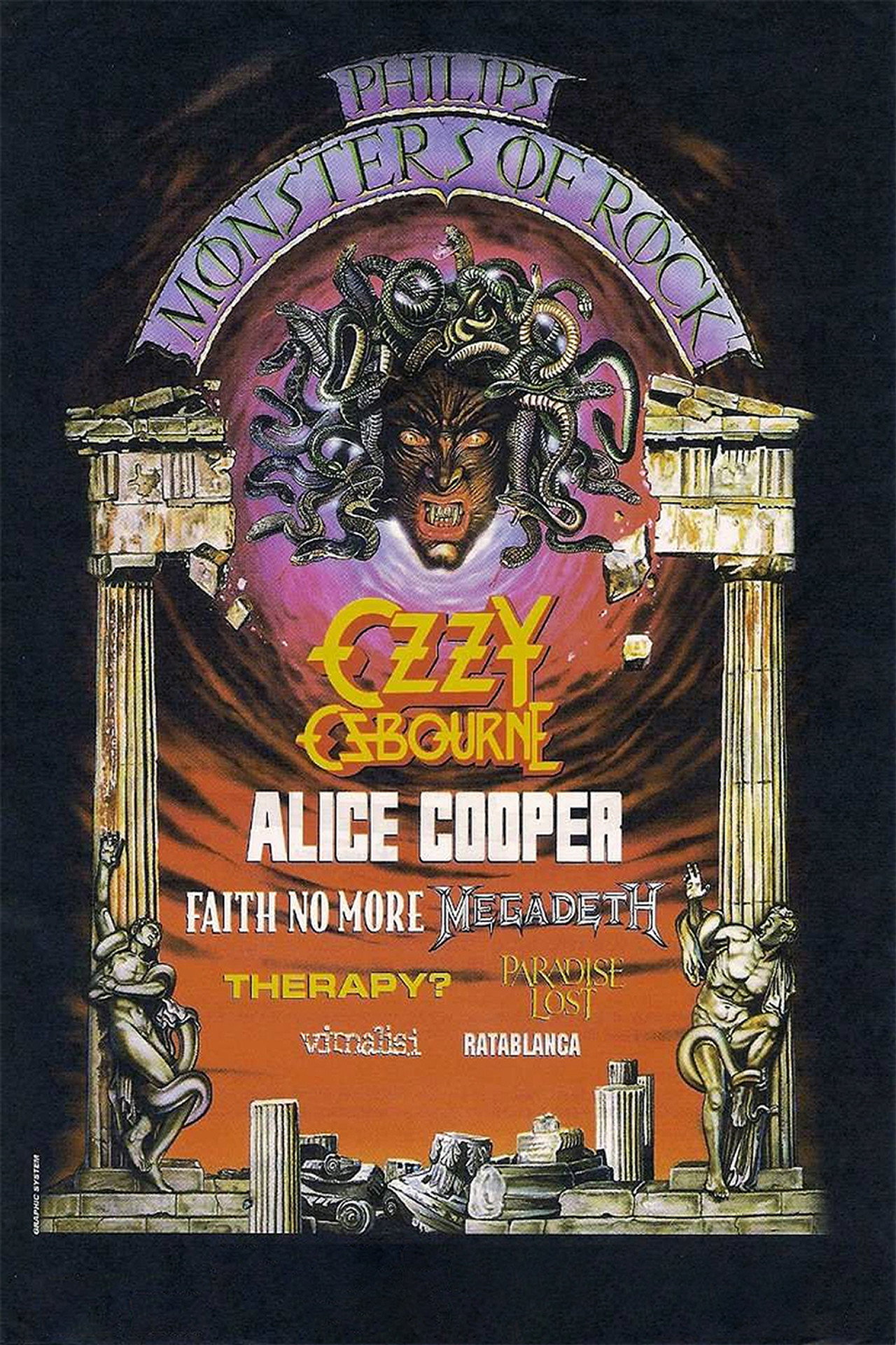 Ozzy Osbourne: [1995] Monsters Of Rock Chile