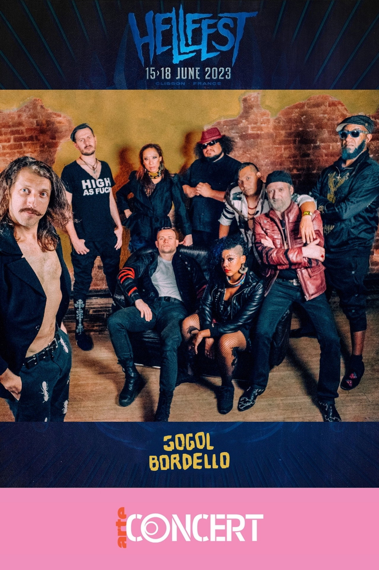 Gogol Bordello - Hellfest 2023 filmaffisch
