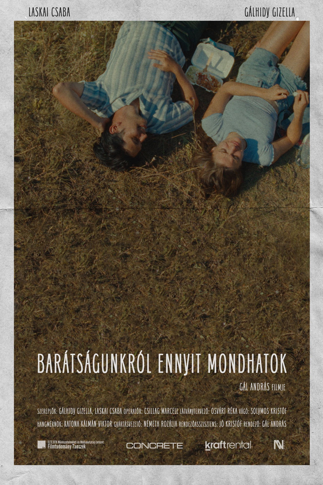 Barátságunkról ennyit mondhatok filmaffisch