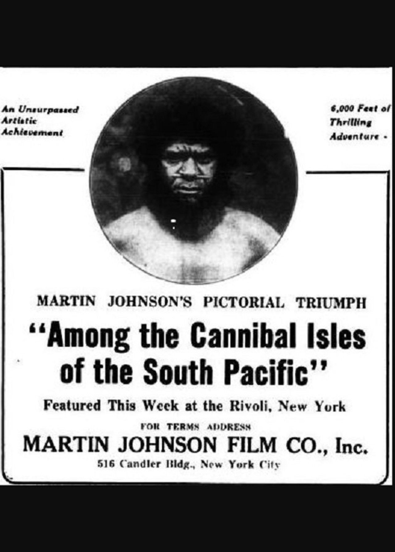 Among the Cannibal Isles of the South Pacific Backdrop