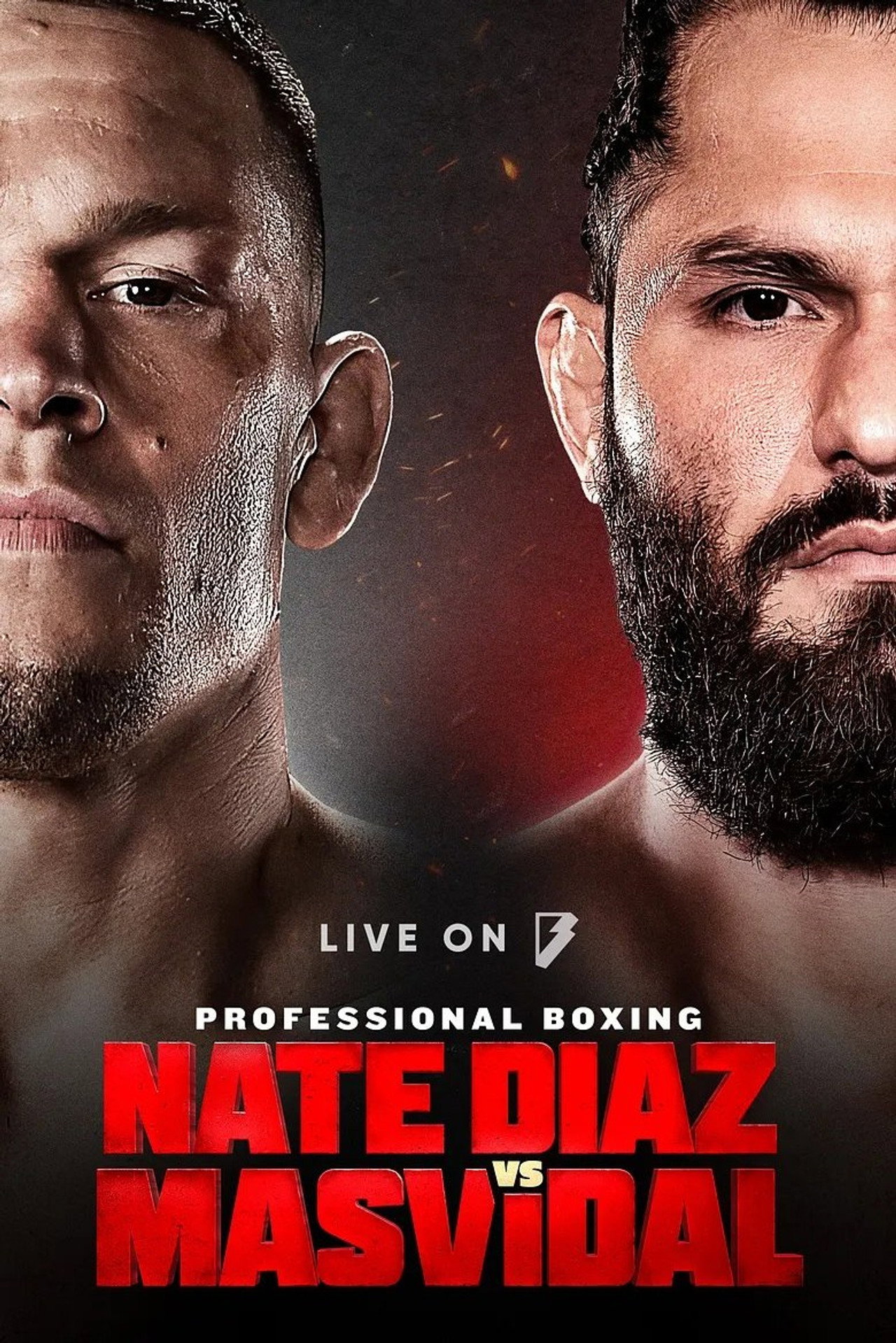 Nate Diaz vs. Jorge Masvidal filmaffisch