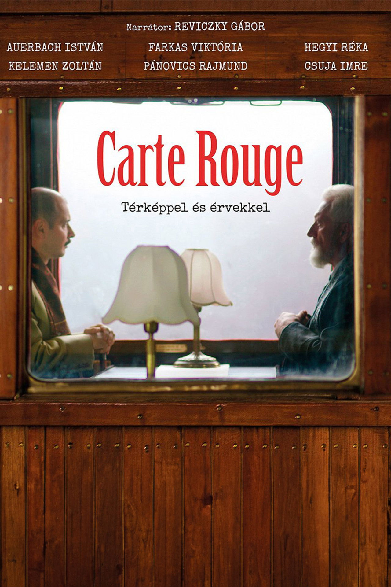 Carte Rouge – Vörös térkép Backdrop