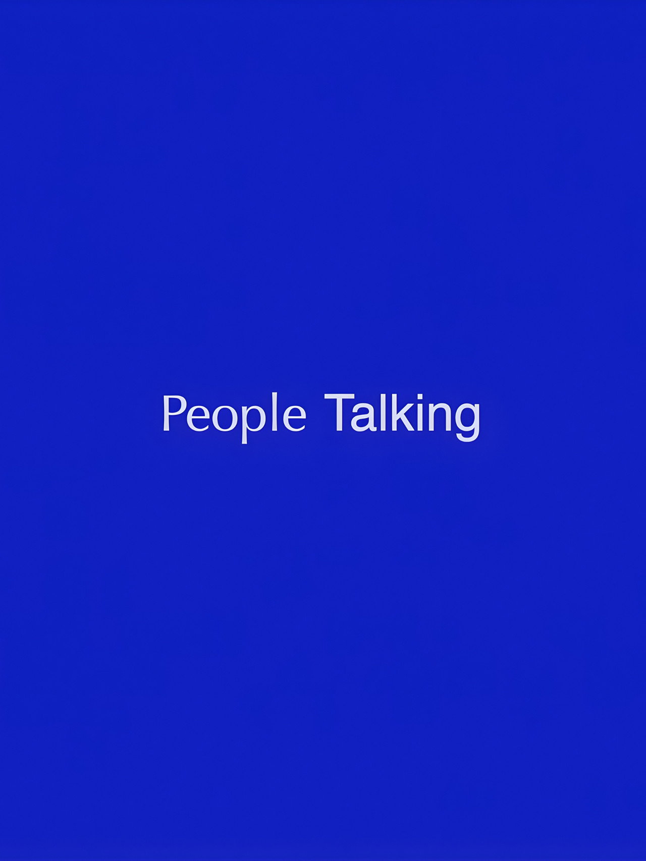 People Talking filmaffisch