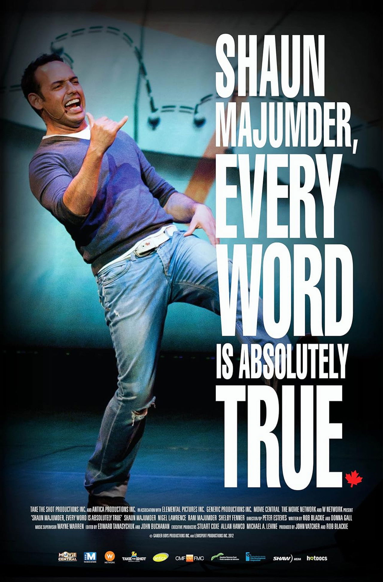 Shaun Majumder, Every Word Is Absolutely True Backdrop