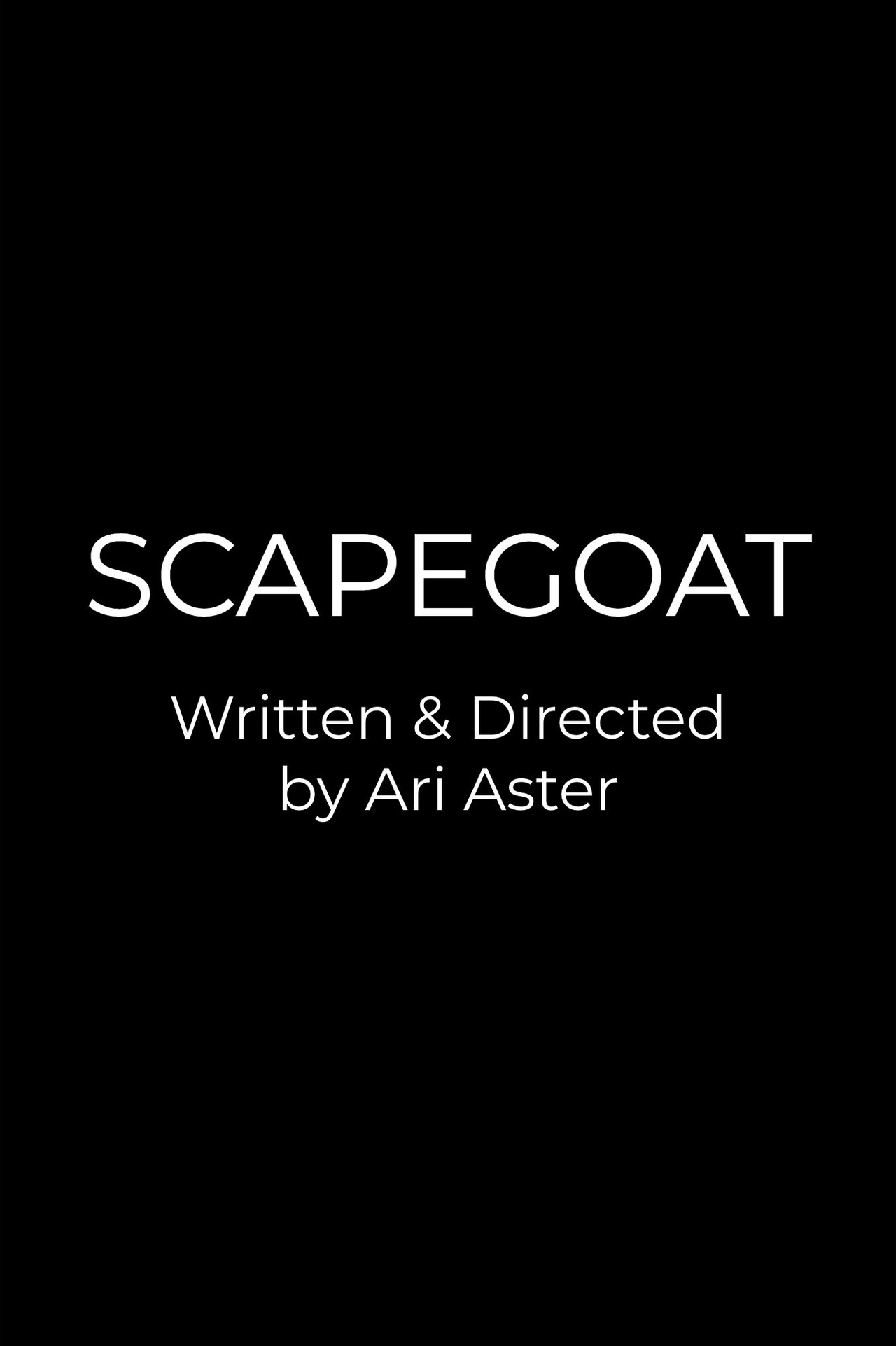 Scapegoat filmaffisch