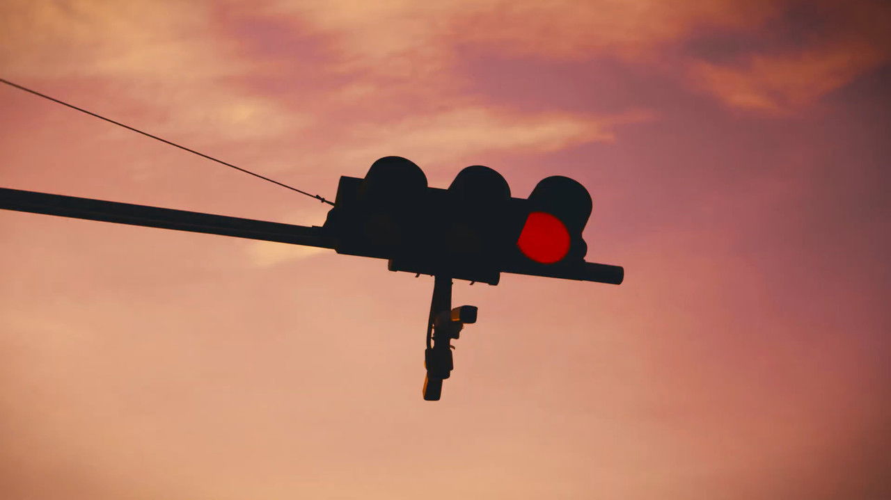 The Traffic Light Was Crazy!!! backdrop