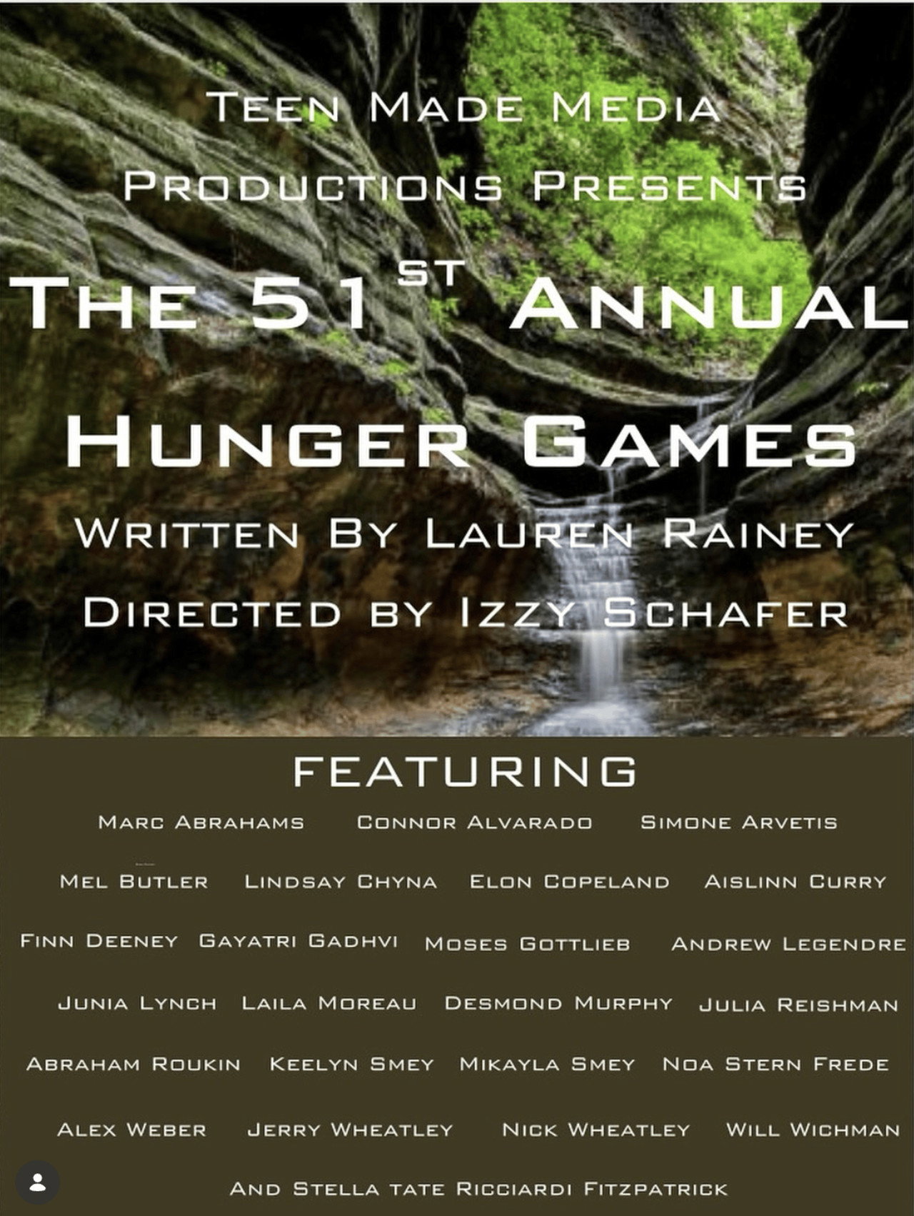 The 51st Hunger Games Backdrop