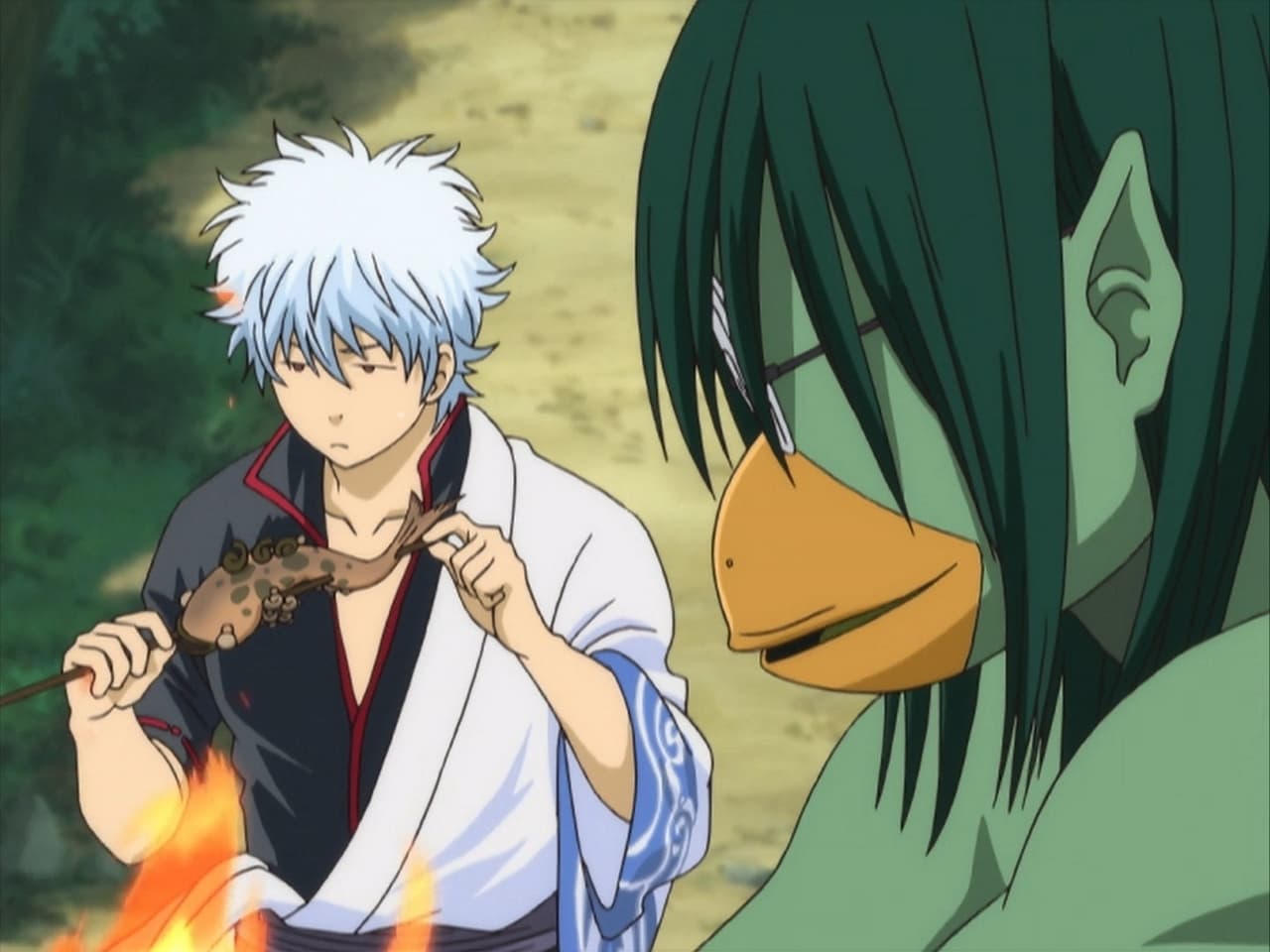 Gintama - Season 1 Episode 21 : If You're a Man, Try the Swordfish / If You Go to Sleep With the Fan On, You'll Get a Stomachache, So Be Careful