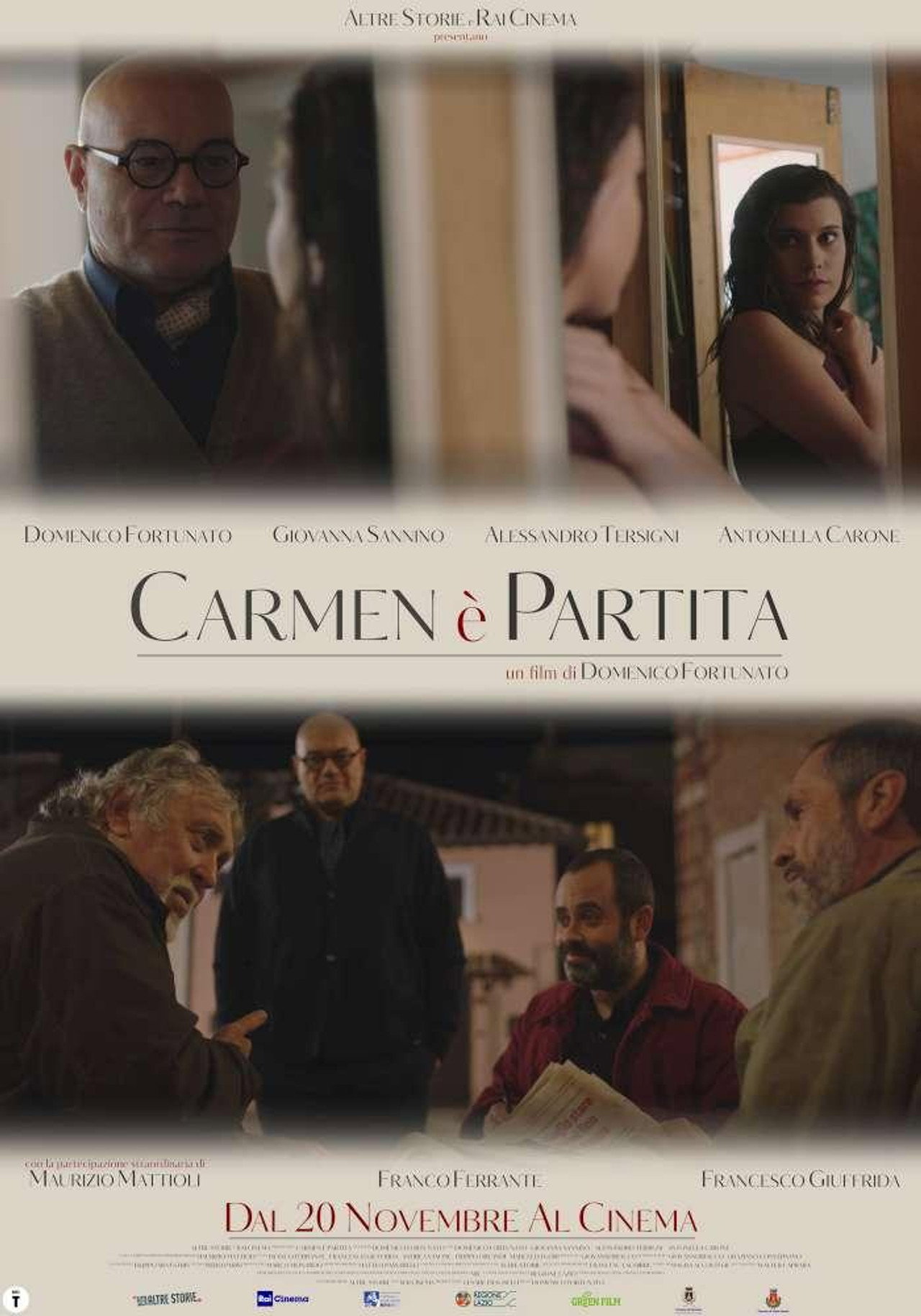Carmen è partita Backdrop