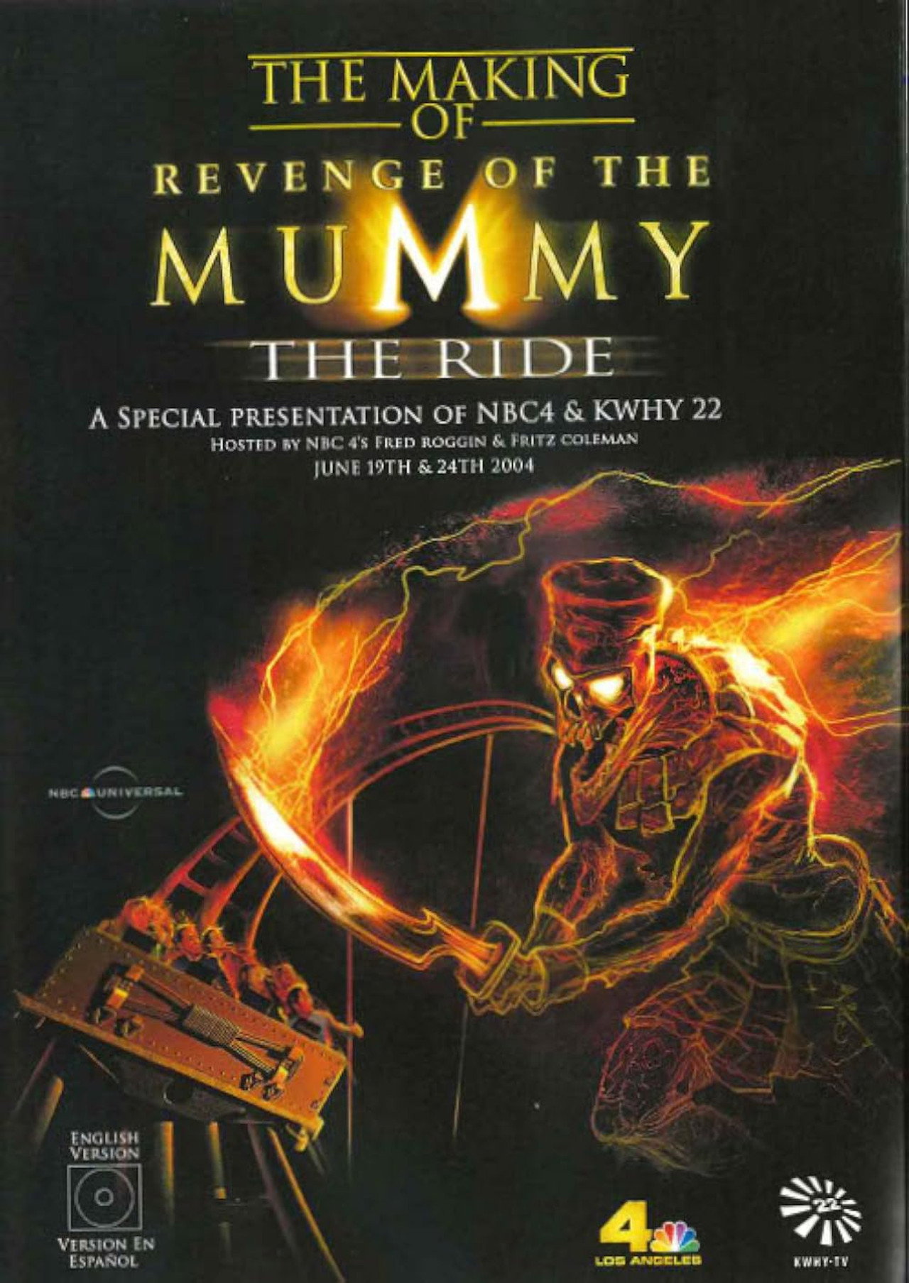 The making of Revenge of the Mummy - The Ride filmaffisch