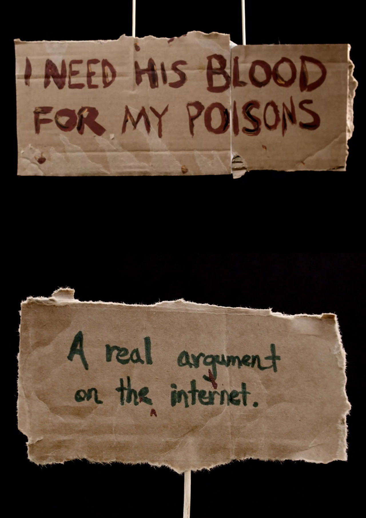 I Need His Blood for My Poisons Backdrop