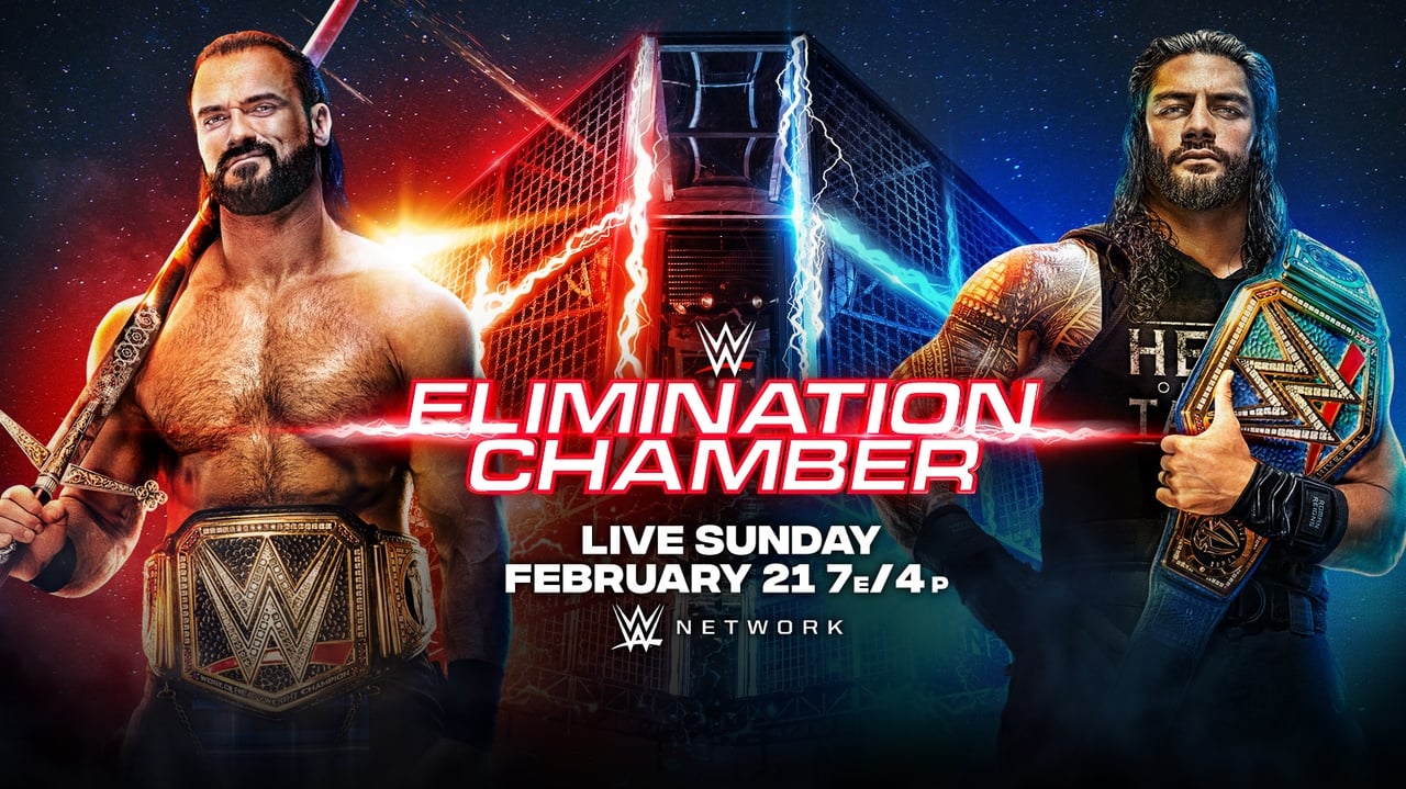 Scen från WWE Elimination Chamber 2021