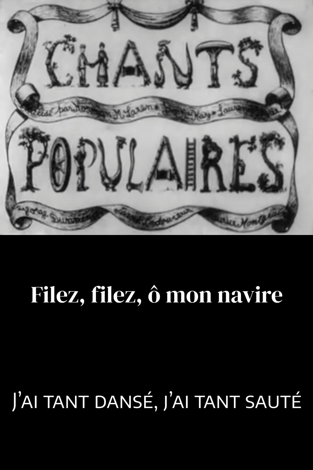 Chants populaires nº 4 filmaffisch