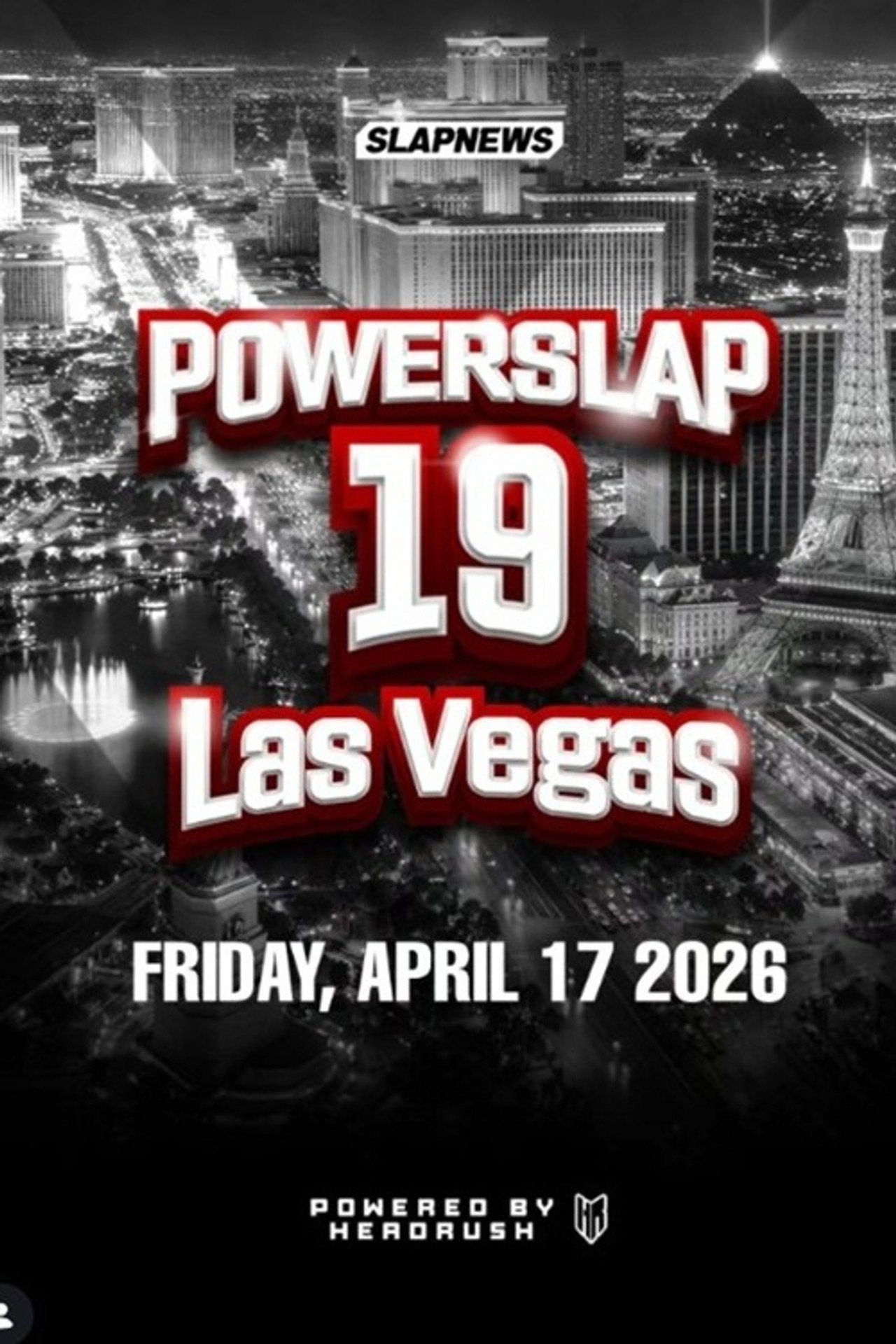 Power Slap 19 filmaffisch