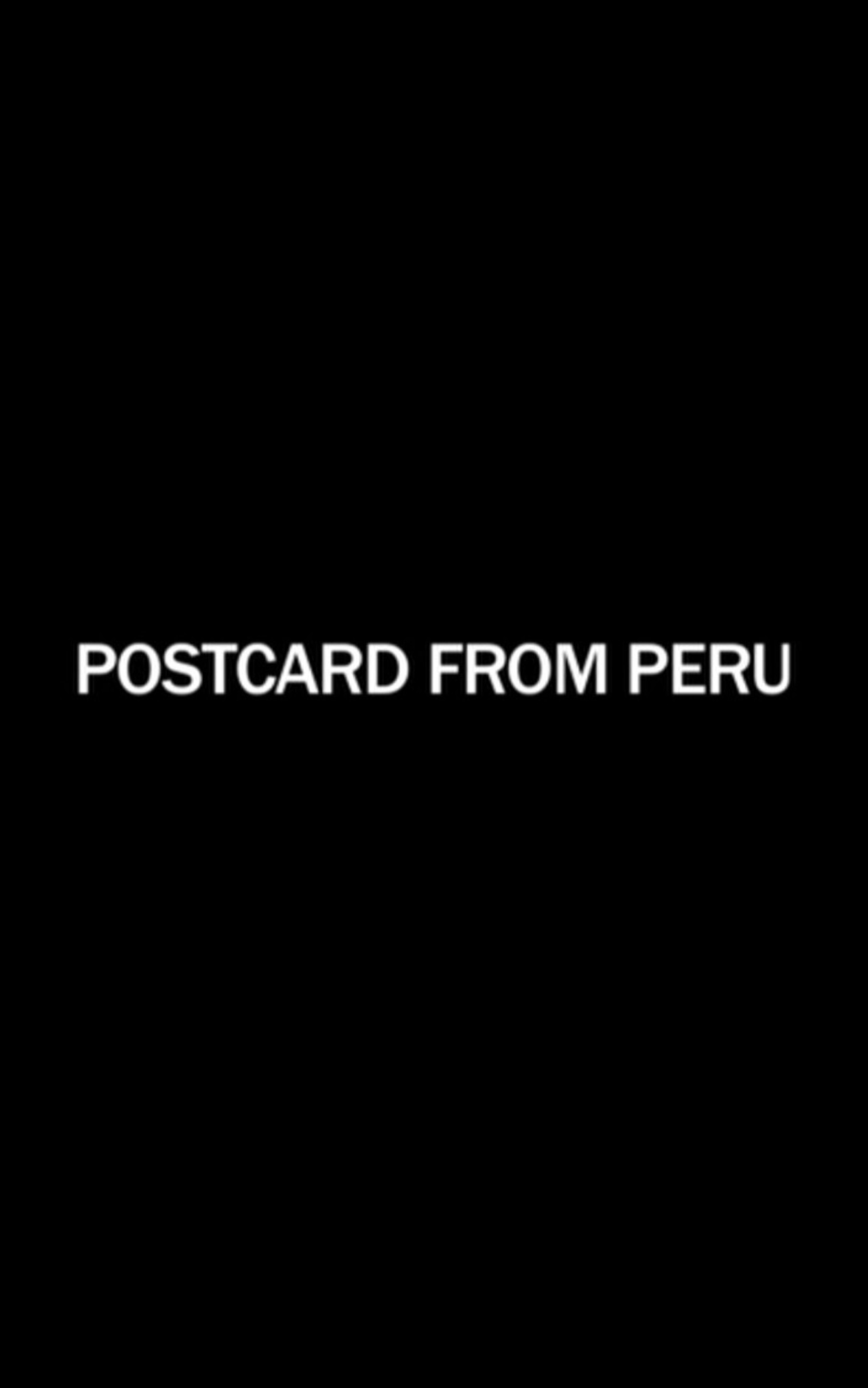 Postcard from Peru