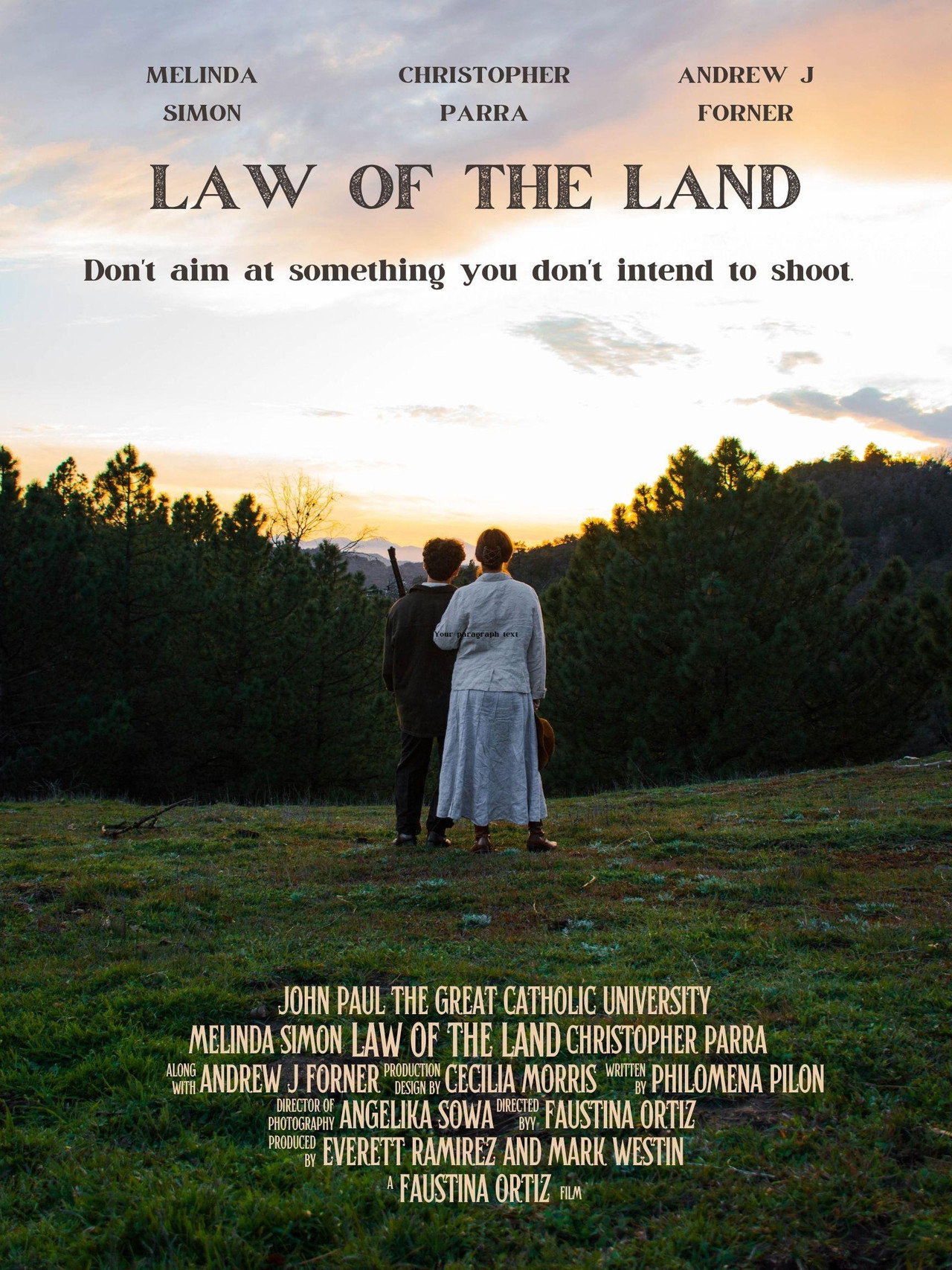 Law of the Land filmaffisch
