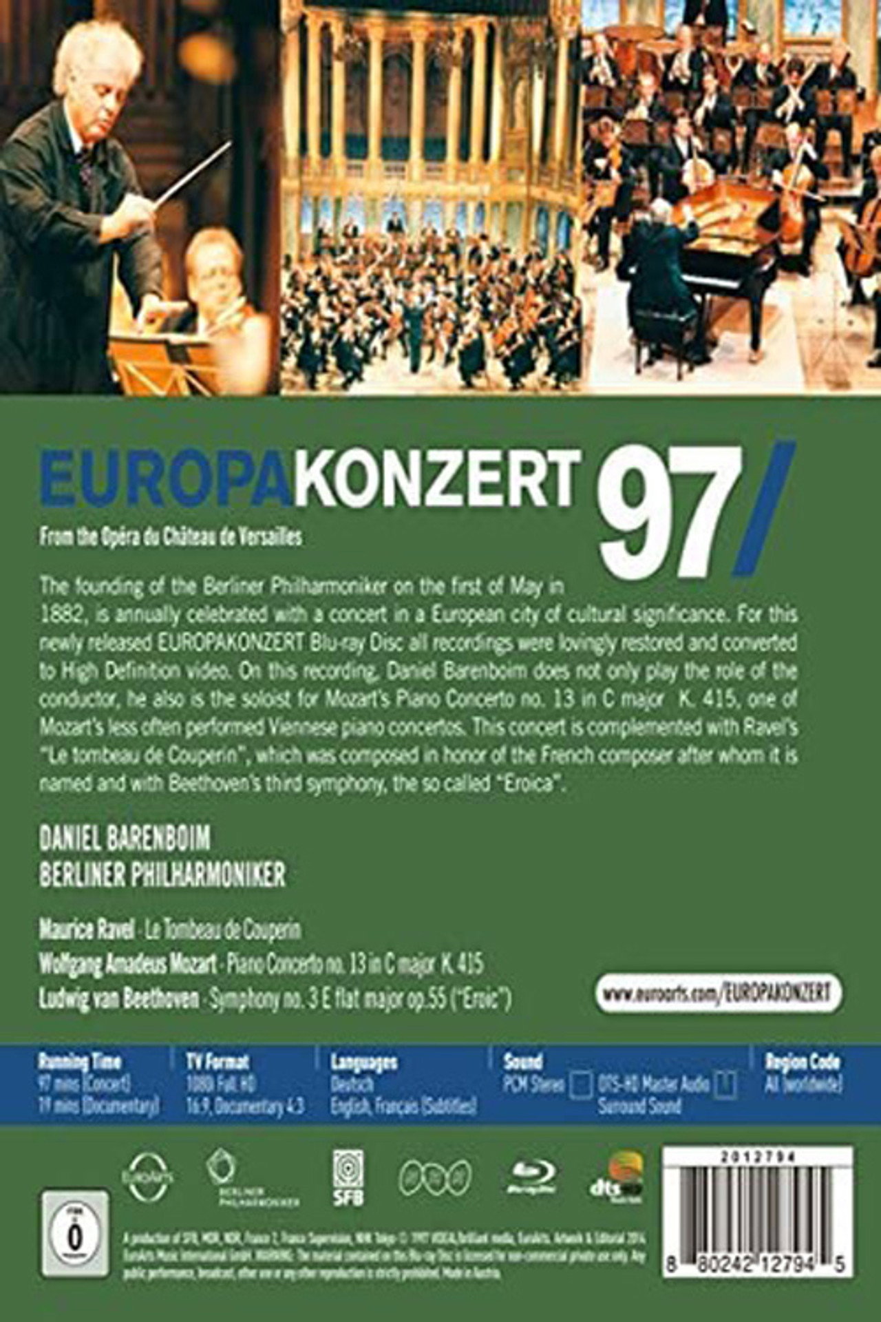 Europakonzert 1997 from Versailles Backdrop