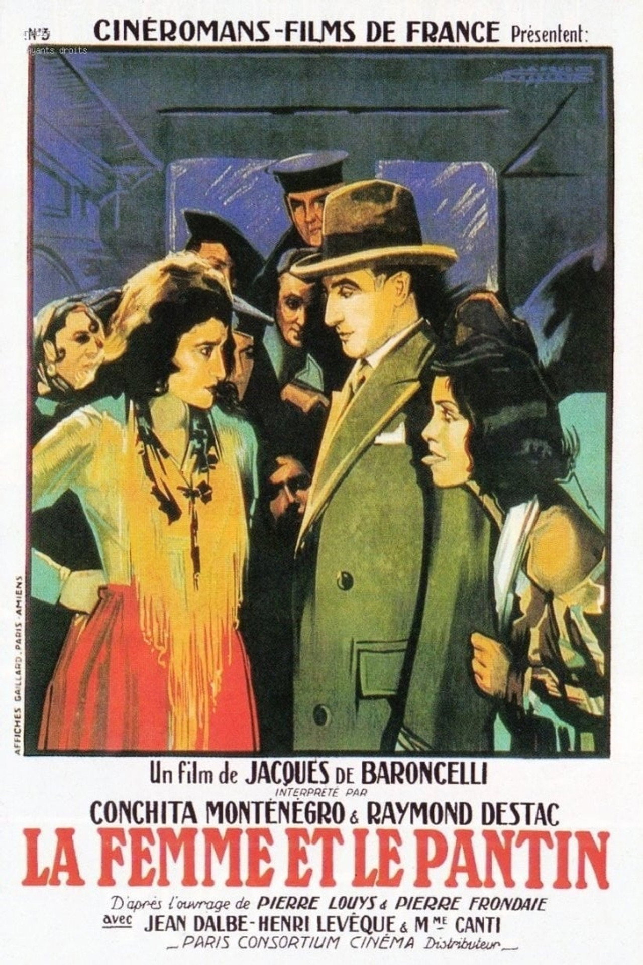 La Femme et le Pantin filmaffisch