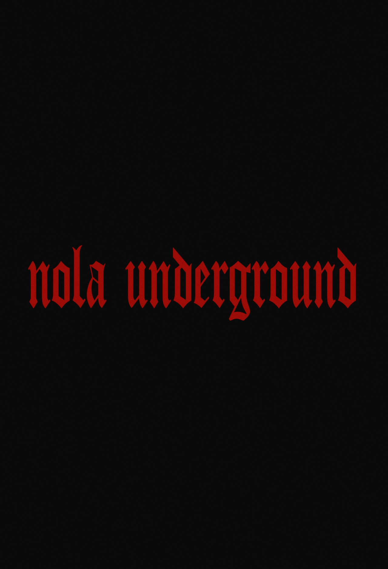 NOLA Underground filmaffisch