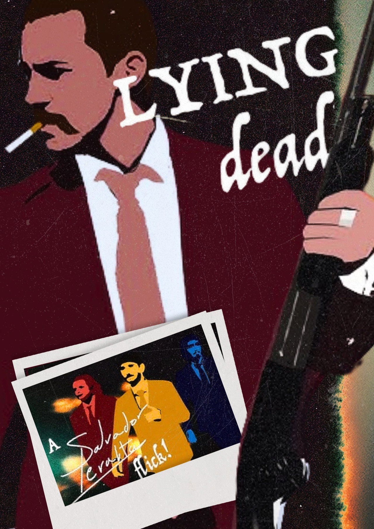 Lying dead