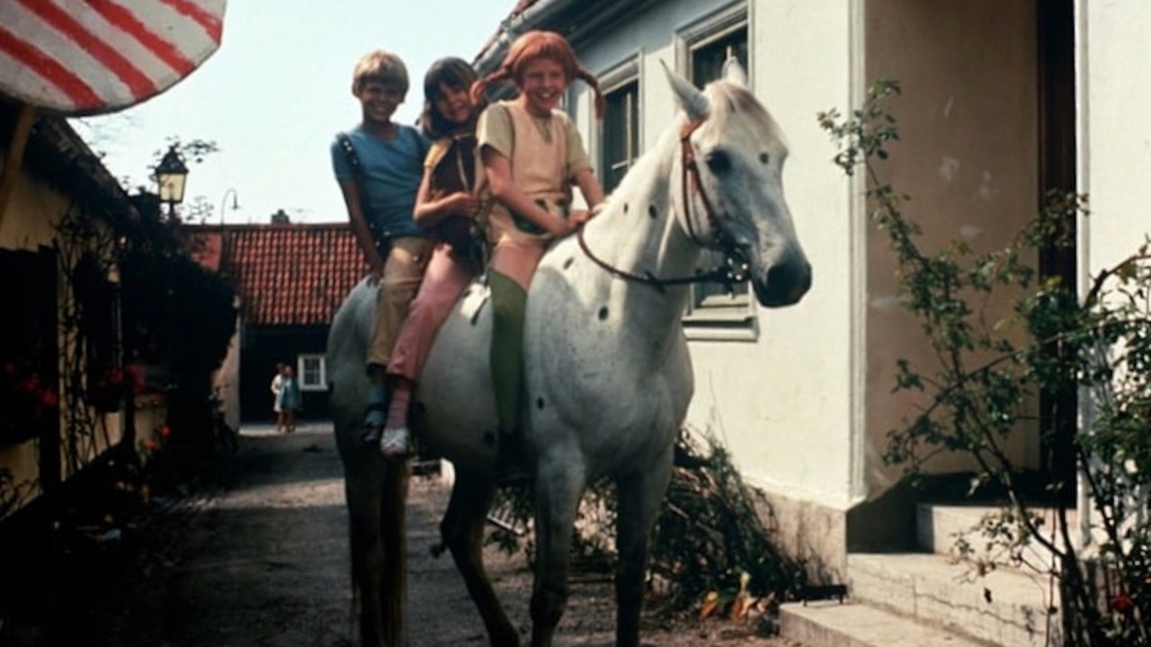 På rymmen med Pippi Långstrump background