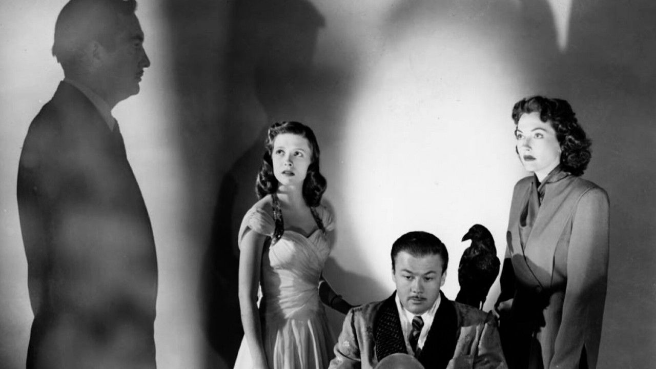 The Amazing Mr. X backdrop