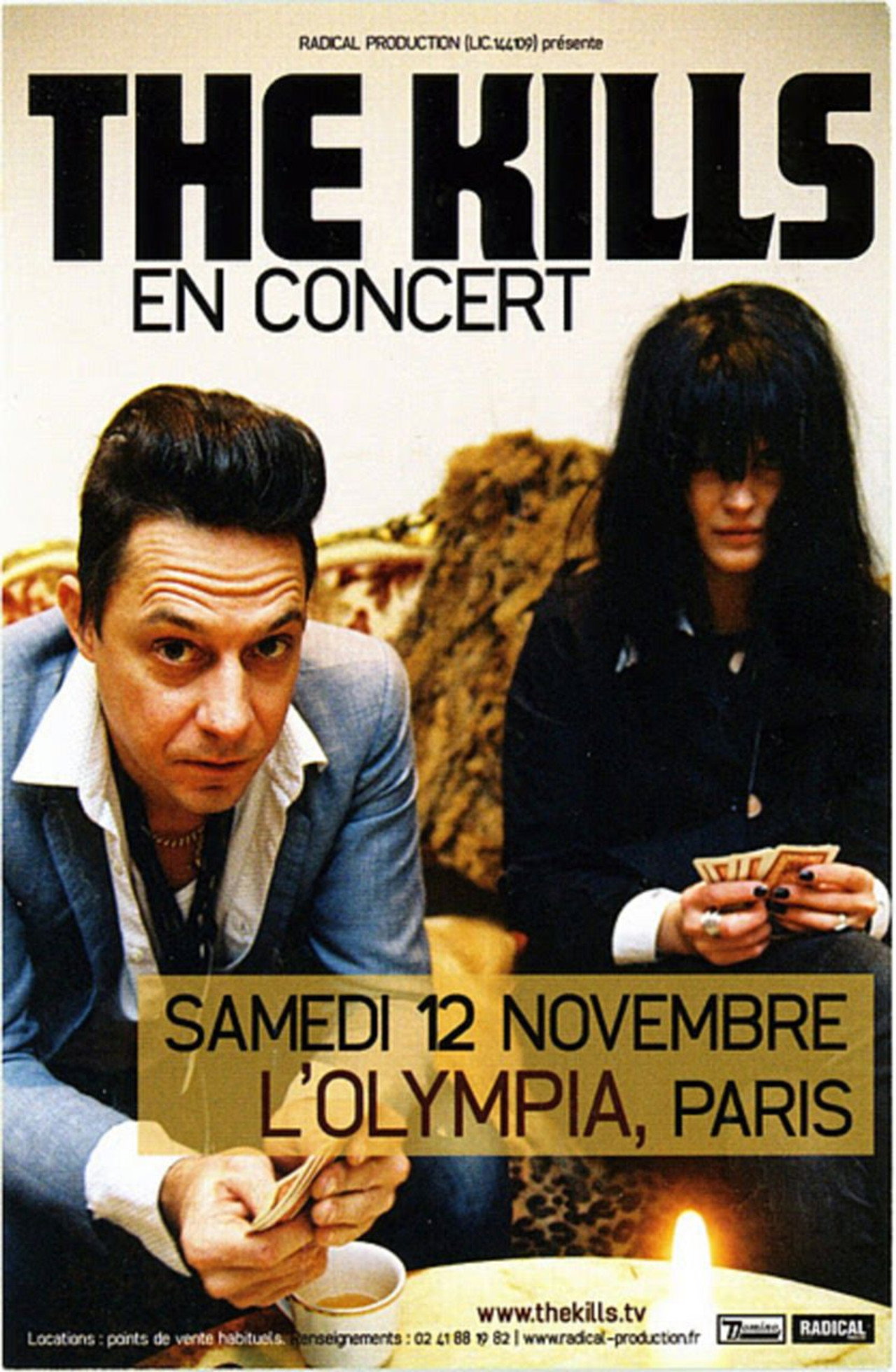 The Kills - Live At L'Olympia Theatre Backdrop
