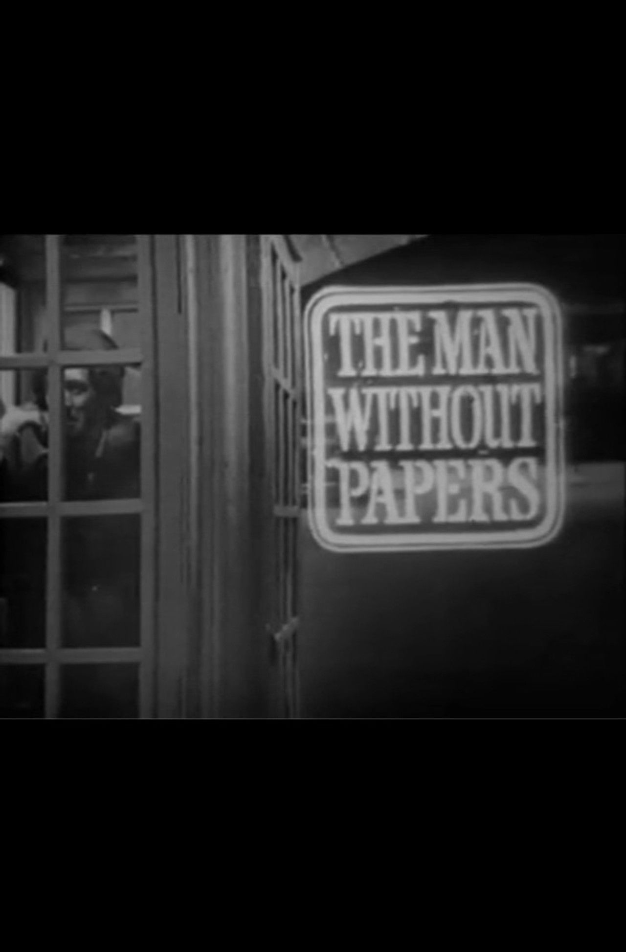 The Man Without Papers Backdrop