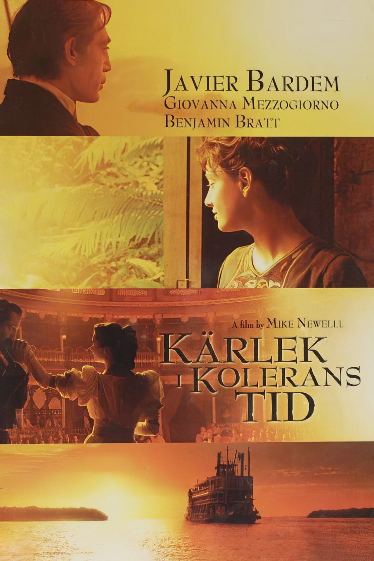 Kärlek i kolerans tid filmaffisch