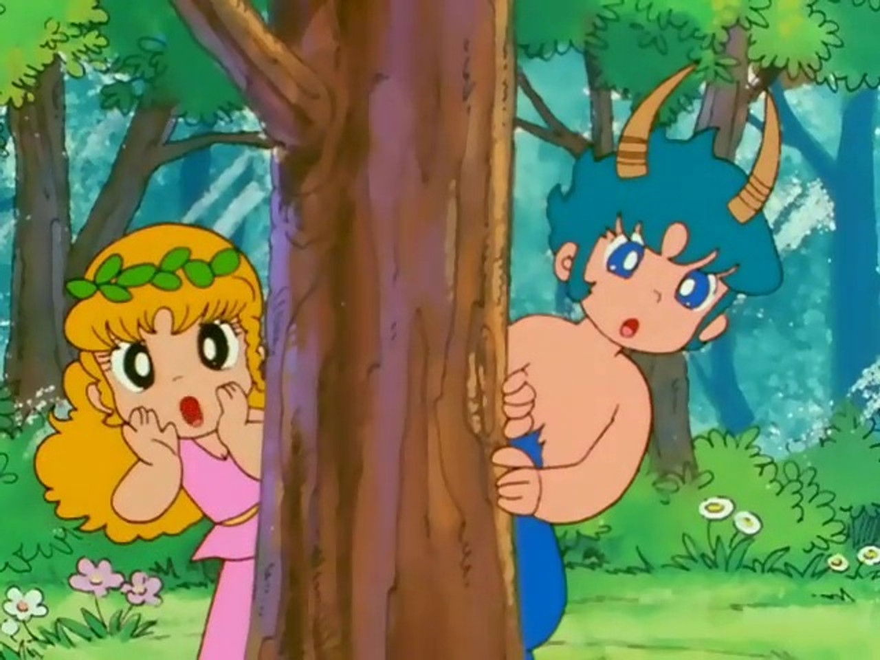 La petite Olympe et les dieux — La flûte de Pan